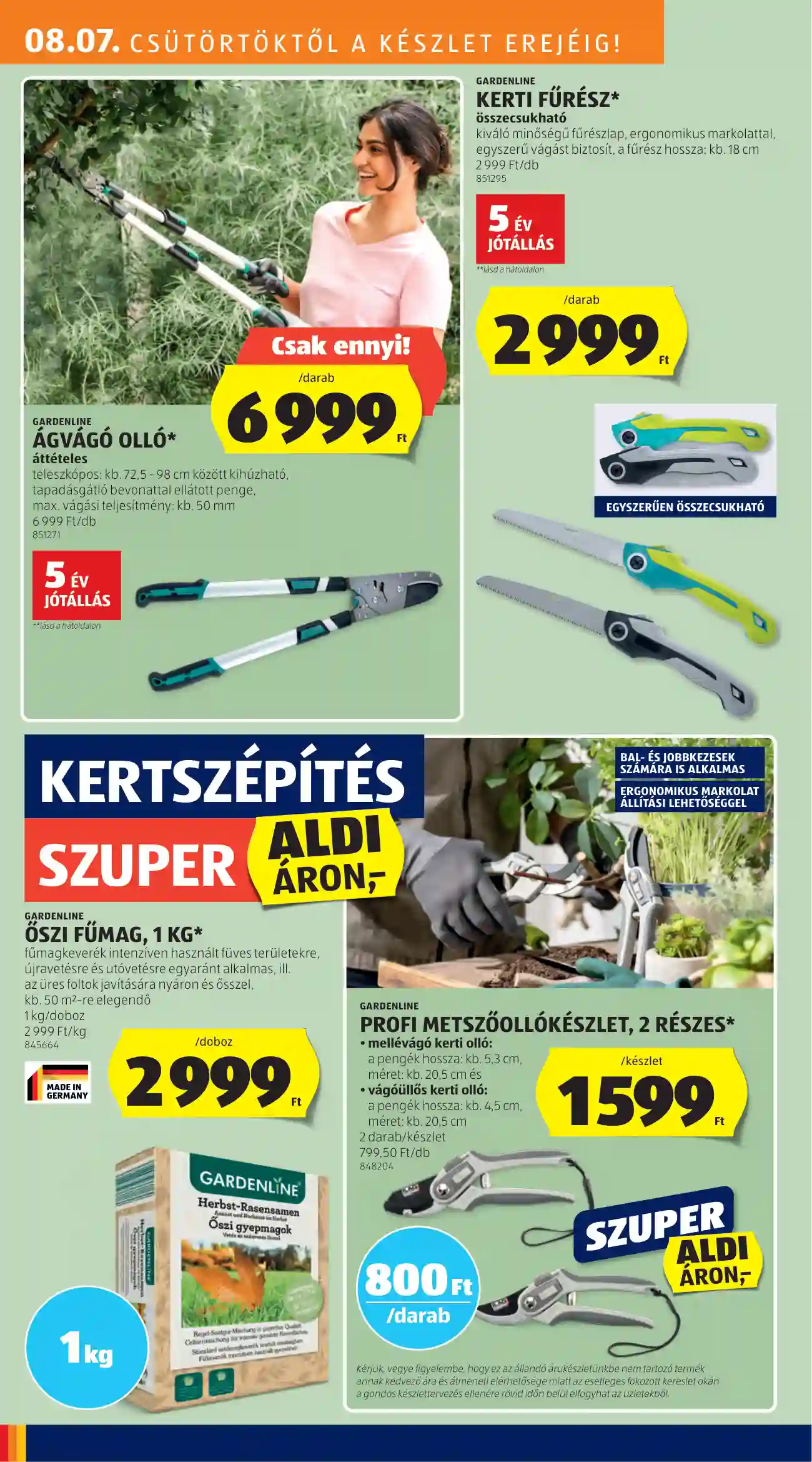Aldi akciós újság 32. hét (17 oldal)