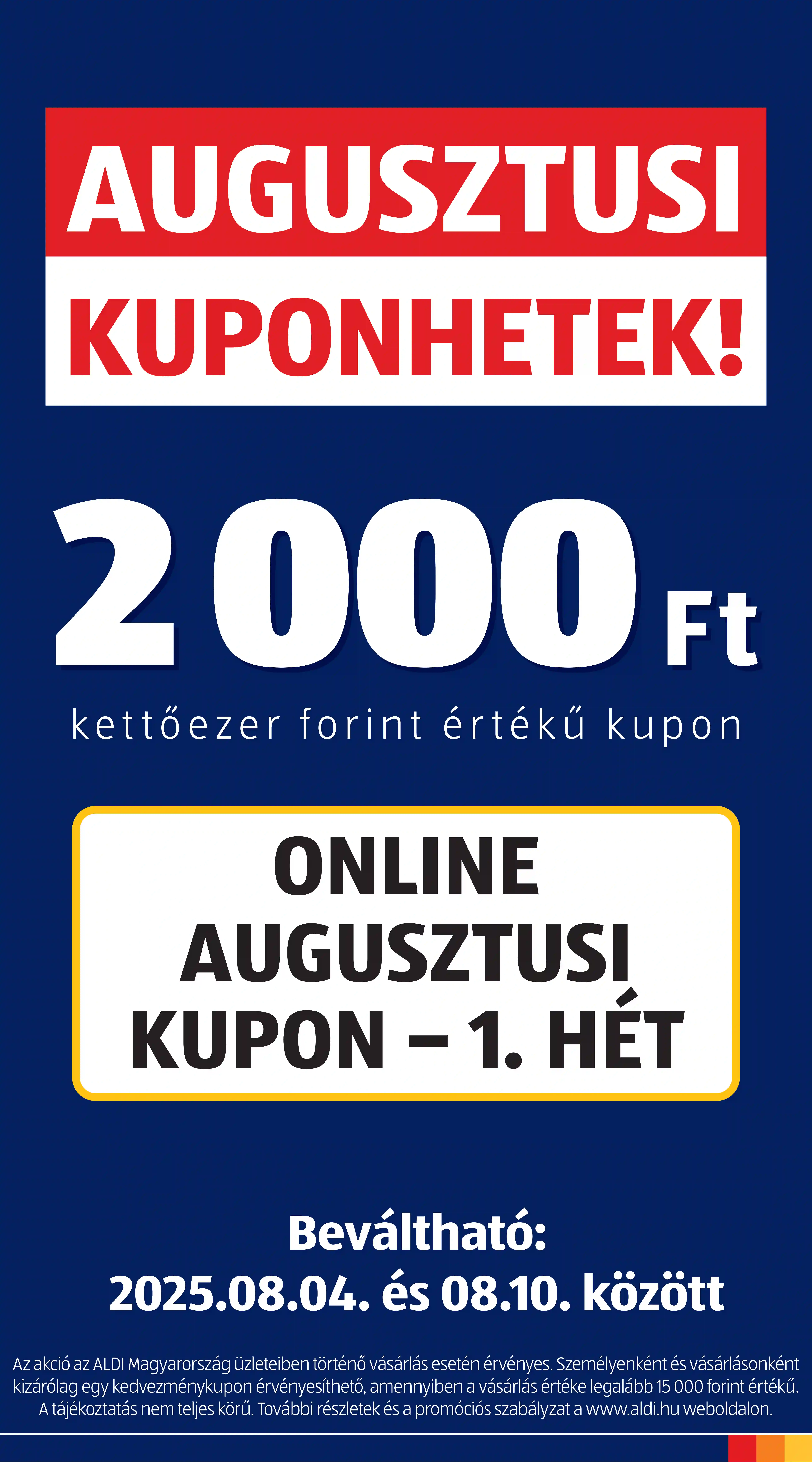 Aldi akciós újság 32. hét (48 oldal)