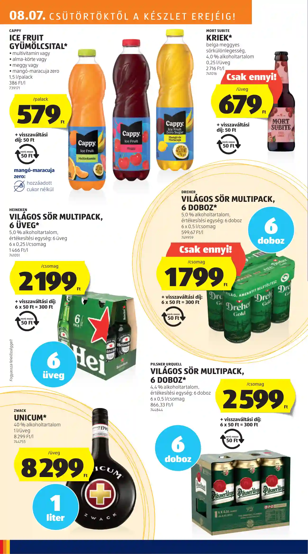 Aldi akciós újság 32. hét (8 oldal)