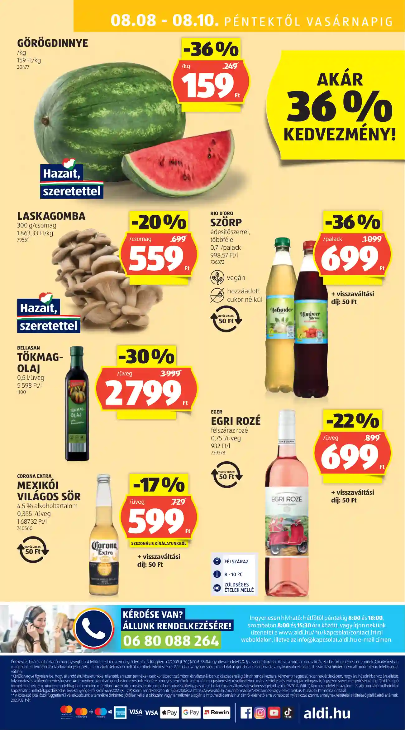 Aldi akciós újság 32. hét (47 oldal)