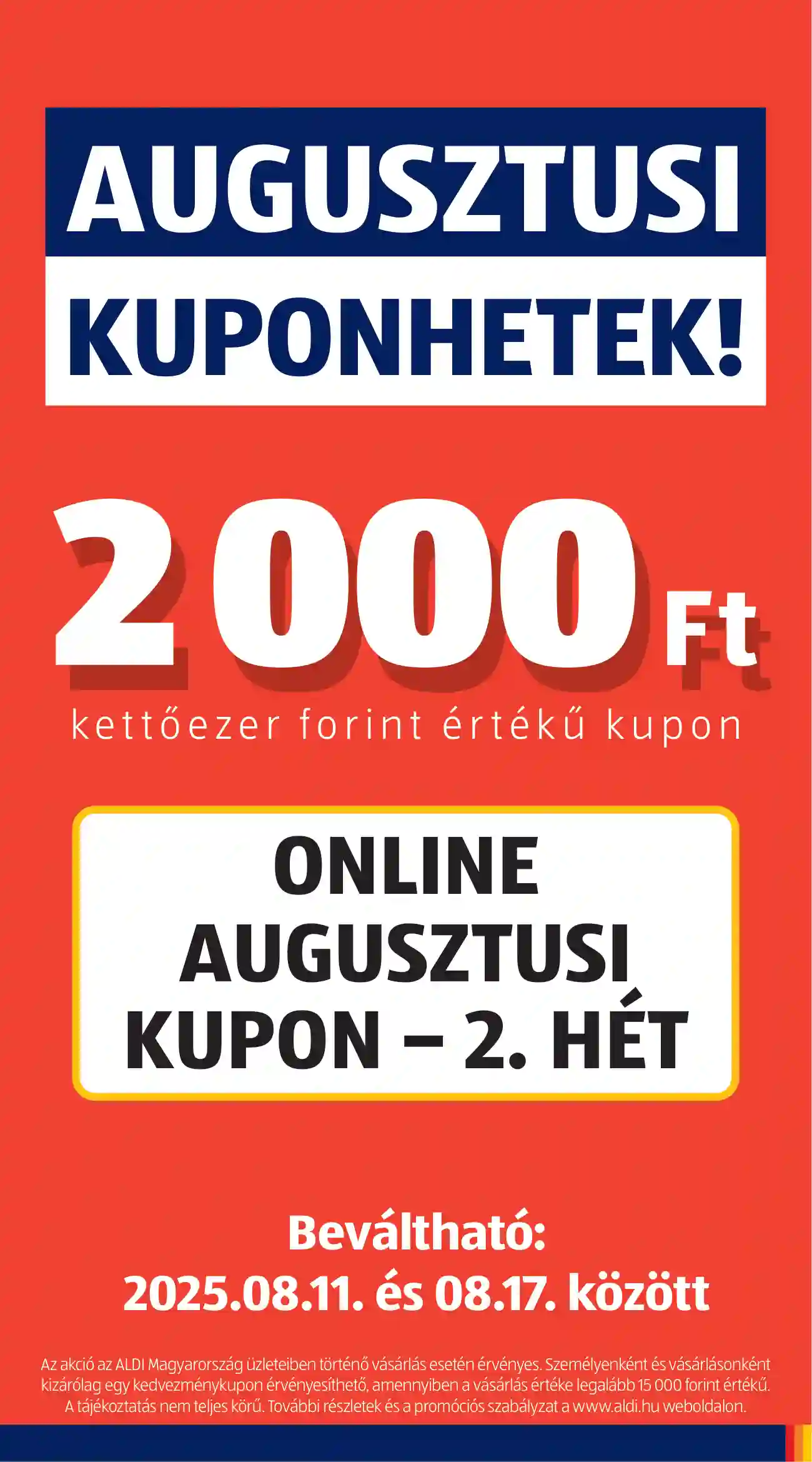 Aldi akciós újság 32. hét (48 oldal)