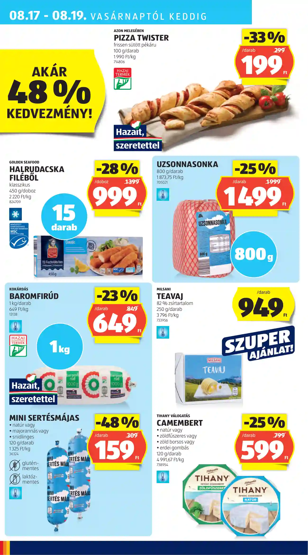 Aldi akciós újság 33. hét (23 oldal)