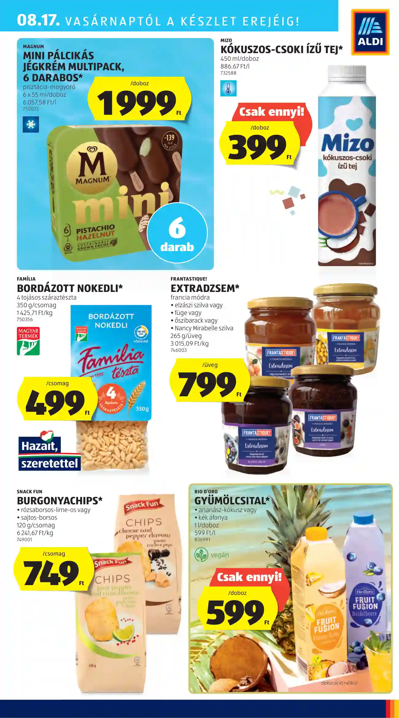 Aldi akciós újság 33. hét (29 oldal)