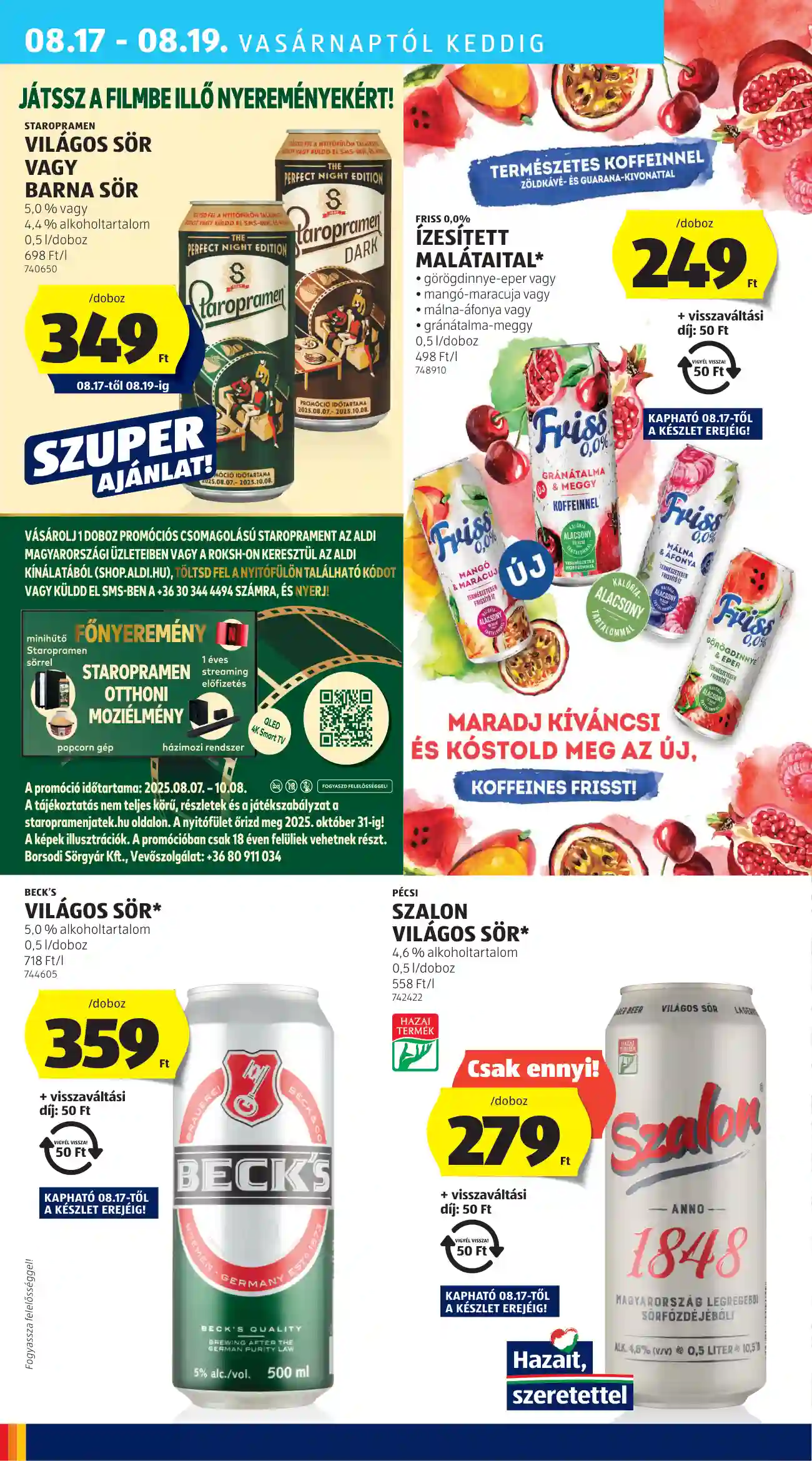 Aldi akciós újság 33. hét (32 oldal)