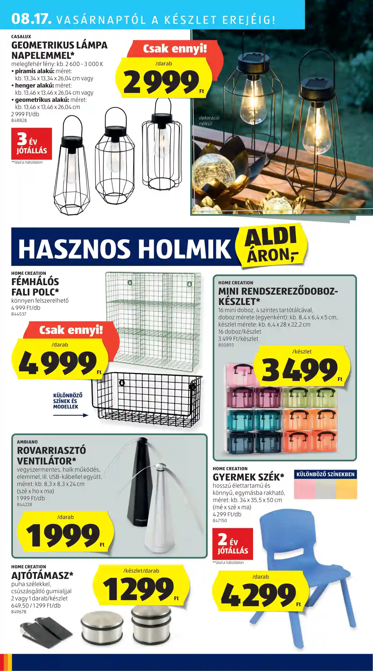 Aldi akciós újság 33. hét (39 oldal)