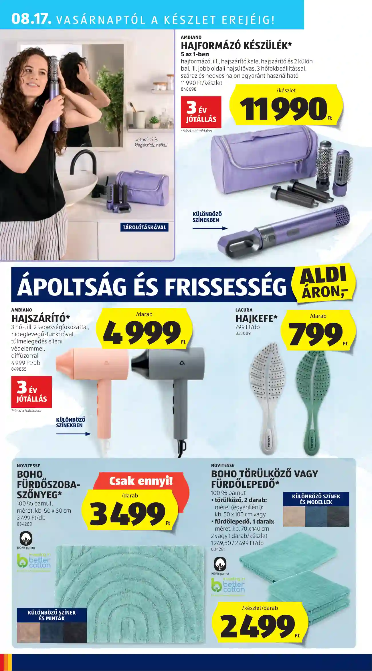 Aldi akciós újság 33. hét (41 oldal)