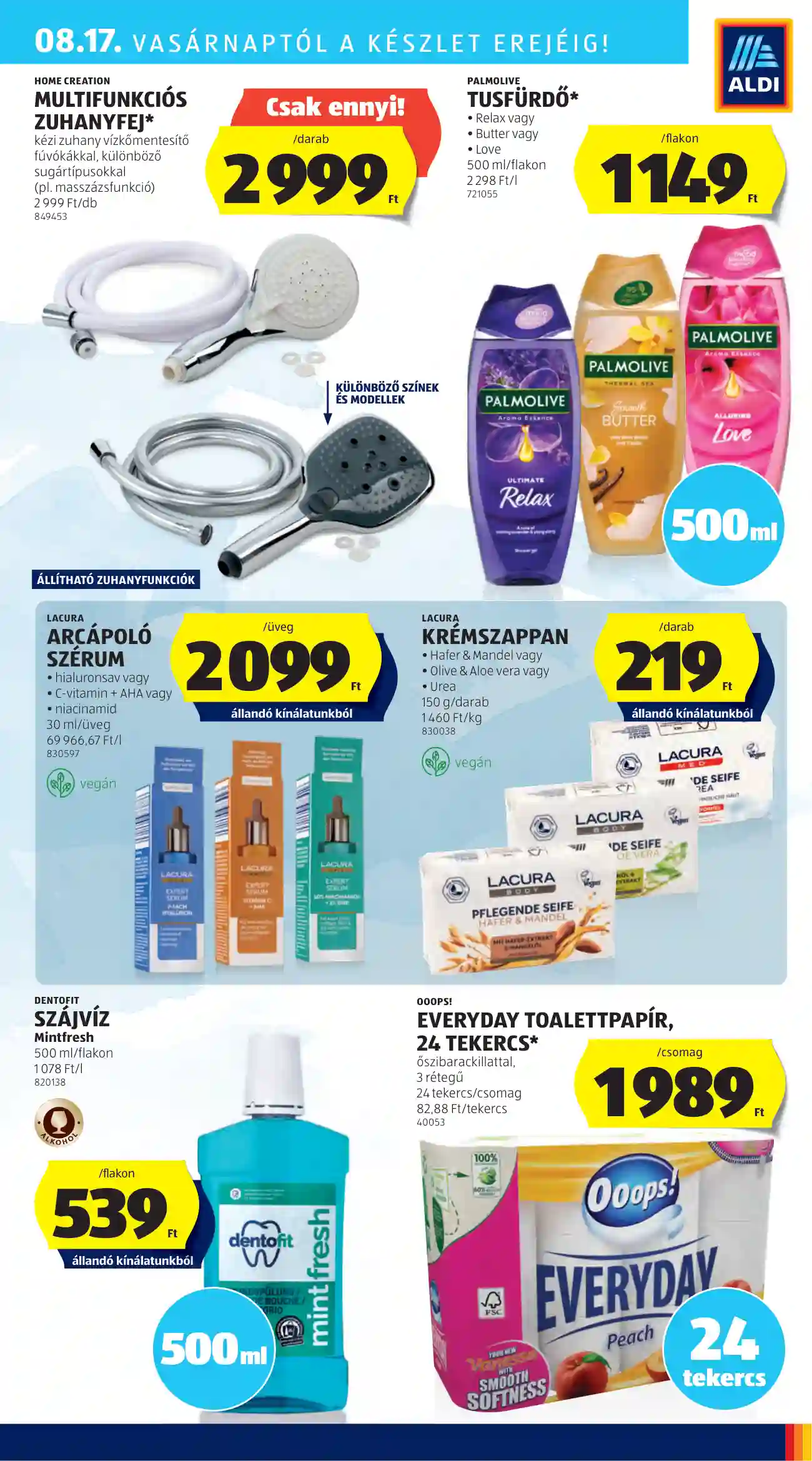 Aldi akciós újság 33. hét (42 oldal)