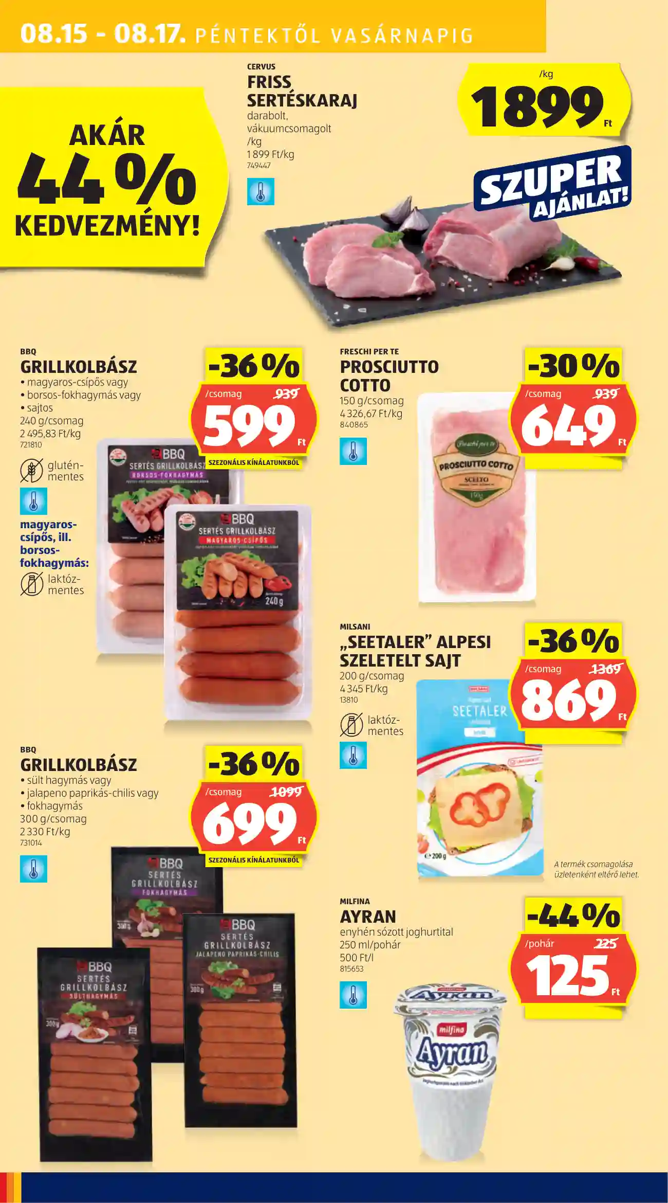 Aldi akciós újság 33. hét (45 oldal)