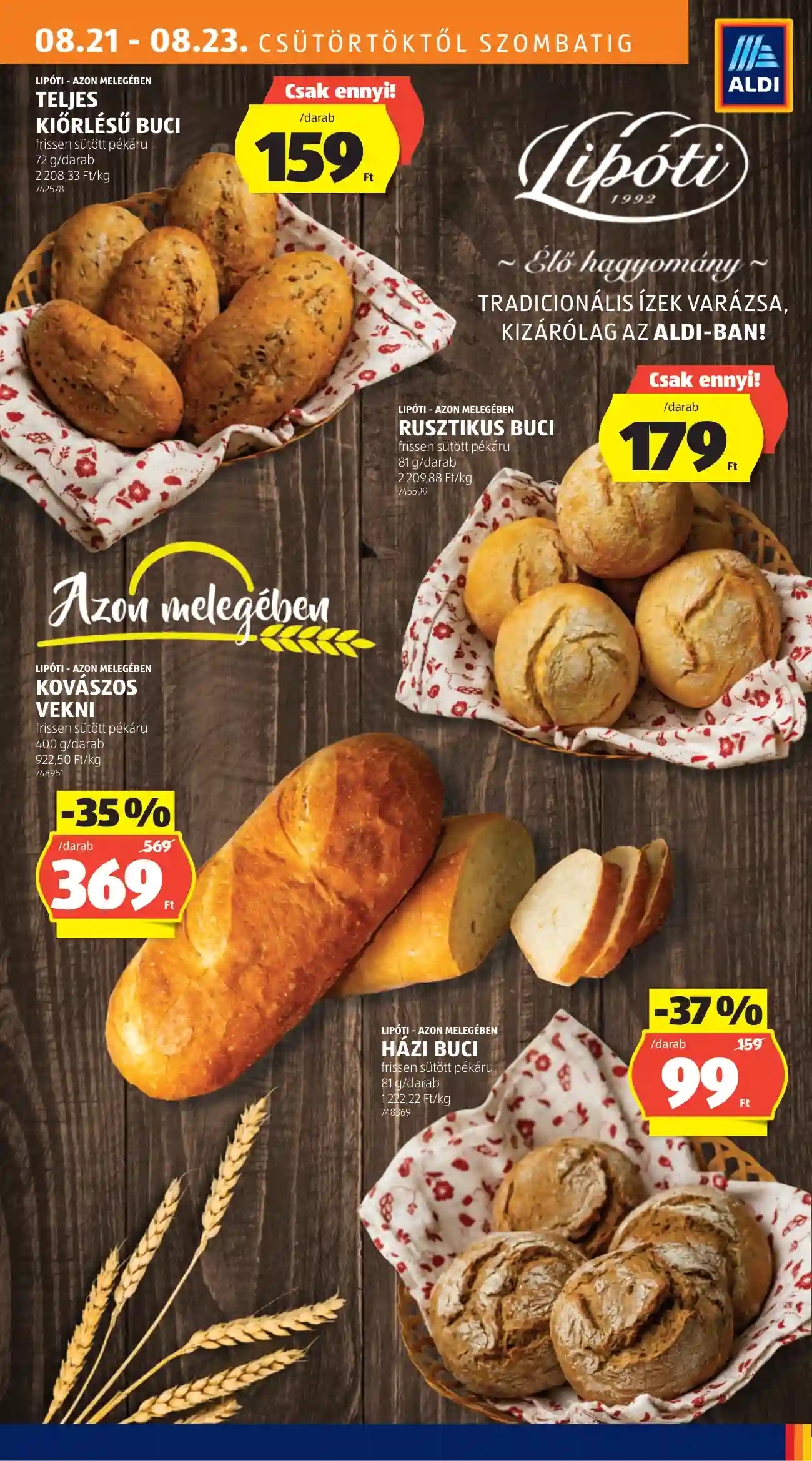 Aldi akciós újság 34. hét (7 oldal)