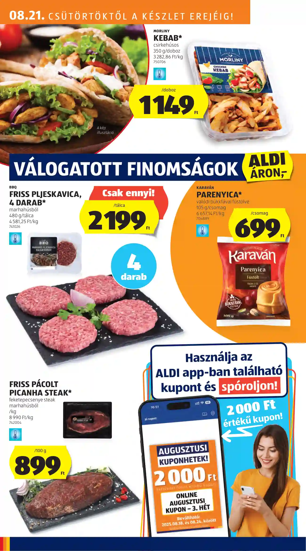 Aldi akciós újság 34. hét (8 oldal)