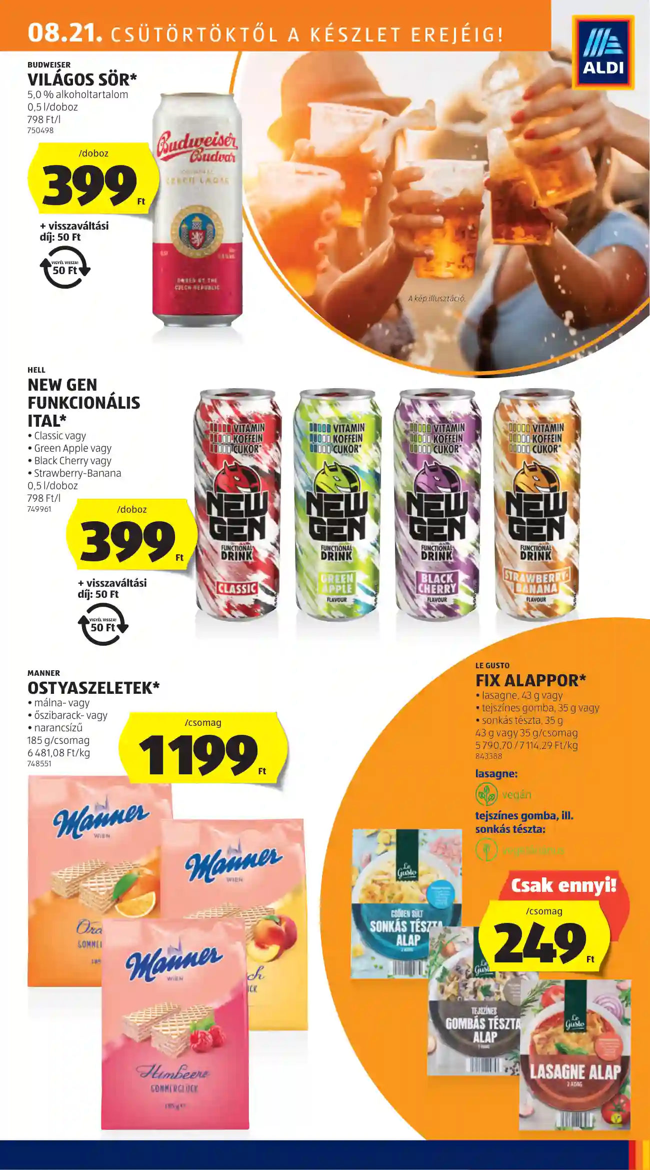 Aldi akciós újság 34. hét (9 oldal)