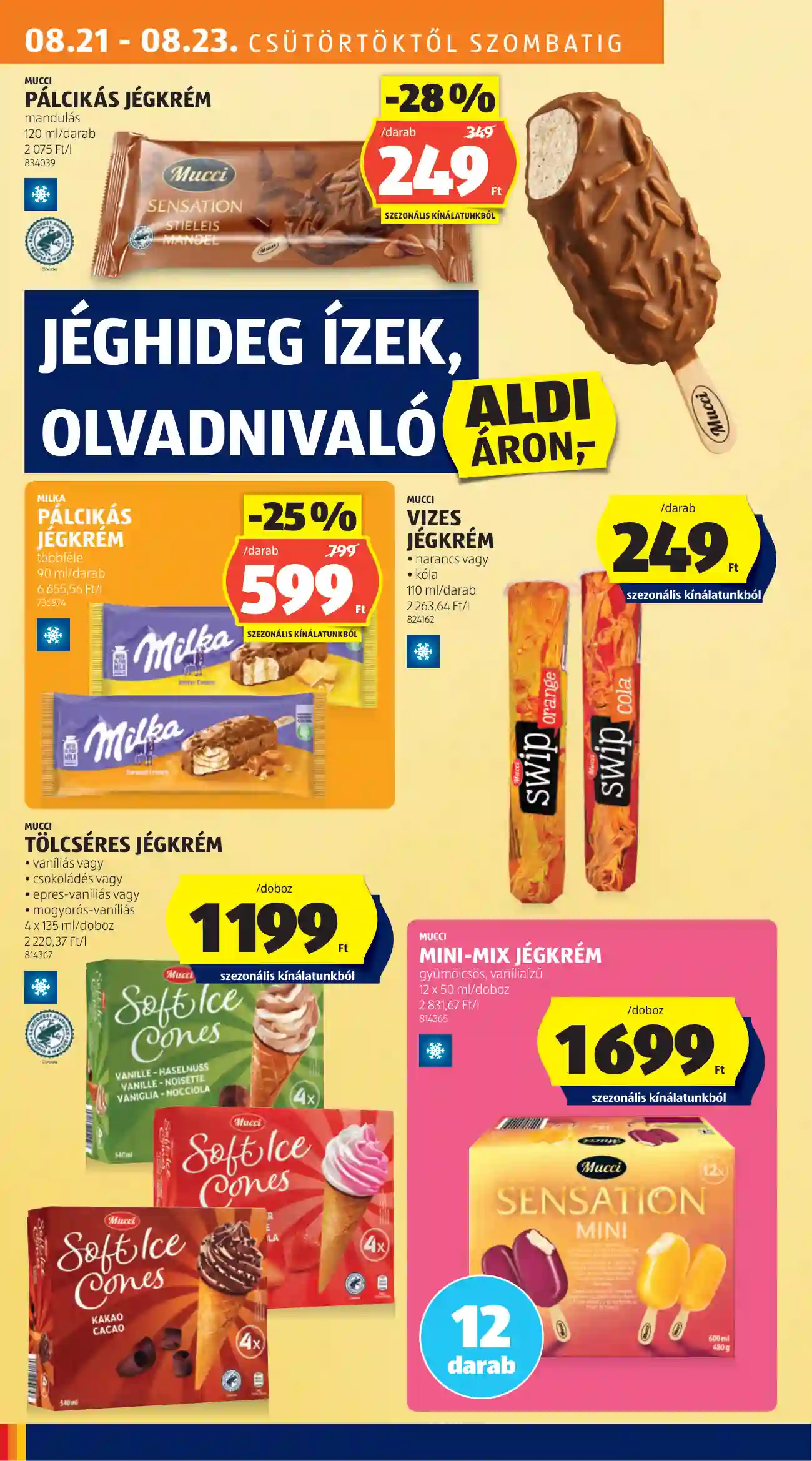 Aldi akciós újság 34. hét (10 oldal)