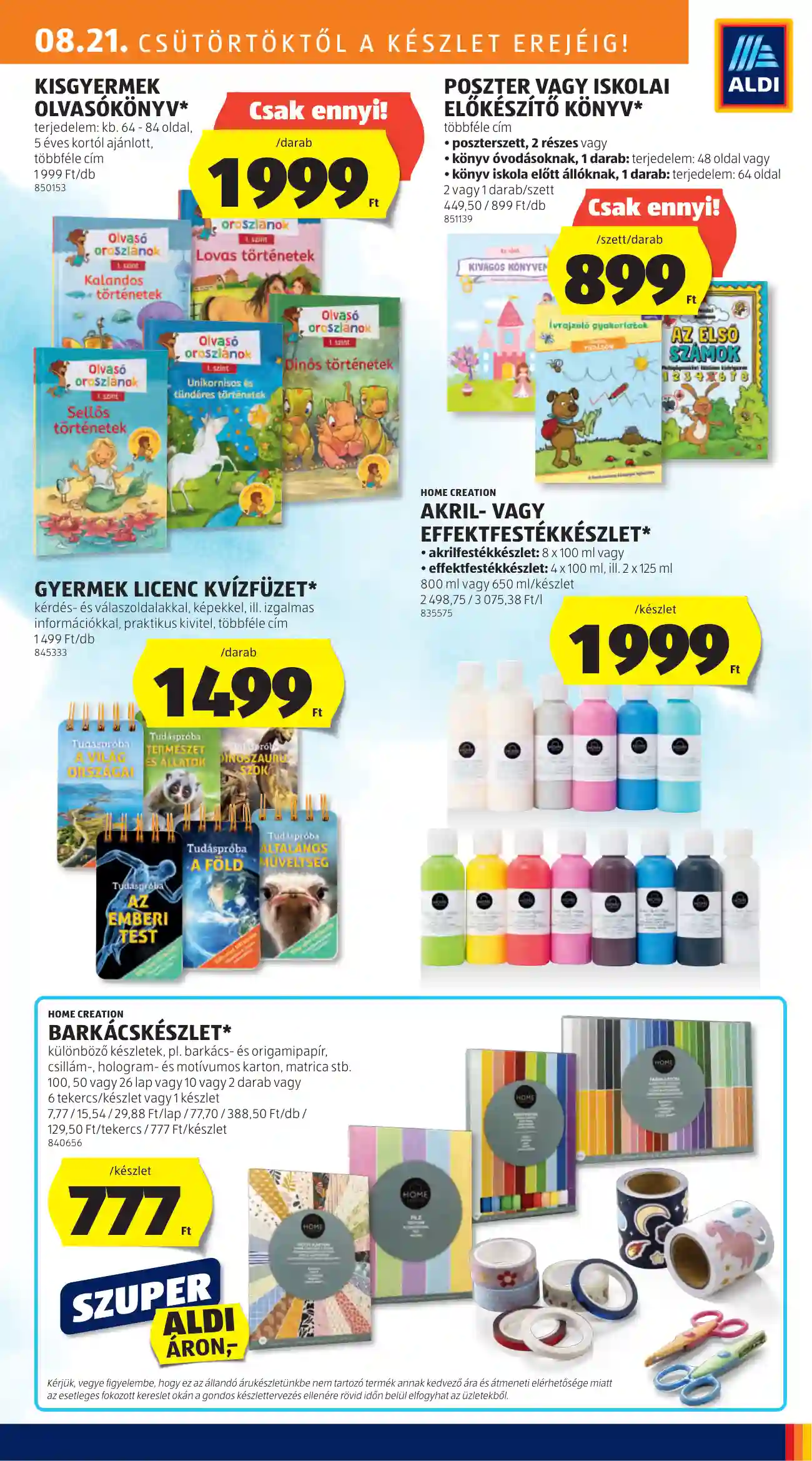 Aldi akciós újság 34. hét (18 oldal)