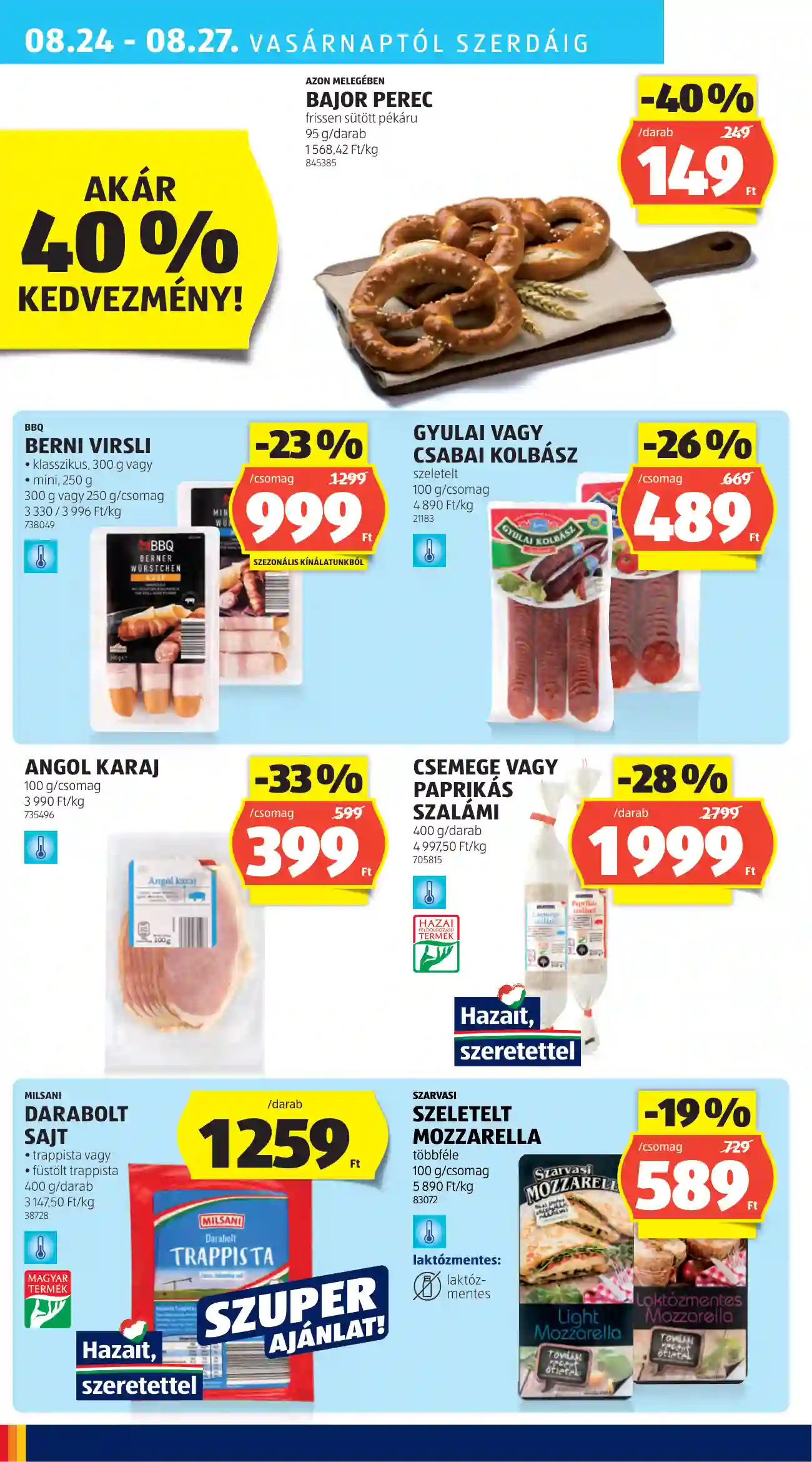 Aldi akciós újság 34. hét (21 oldal)