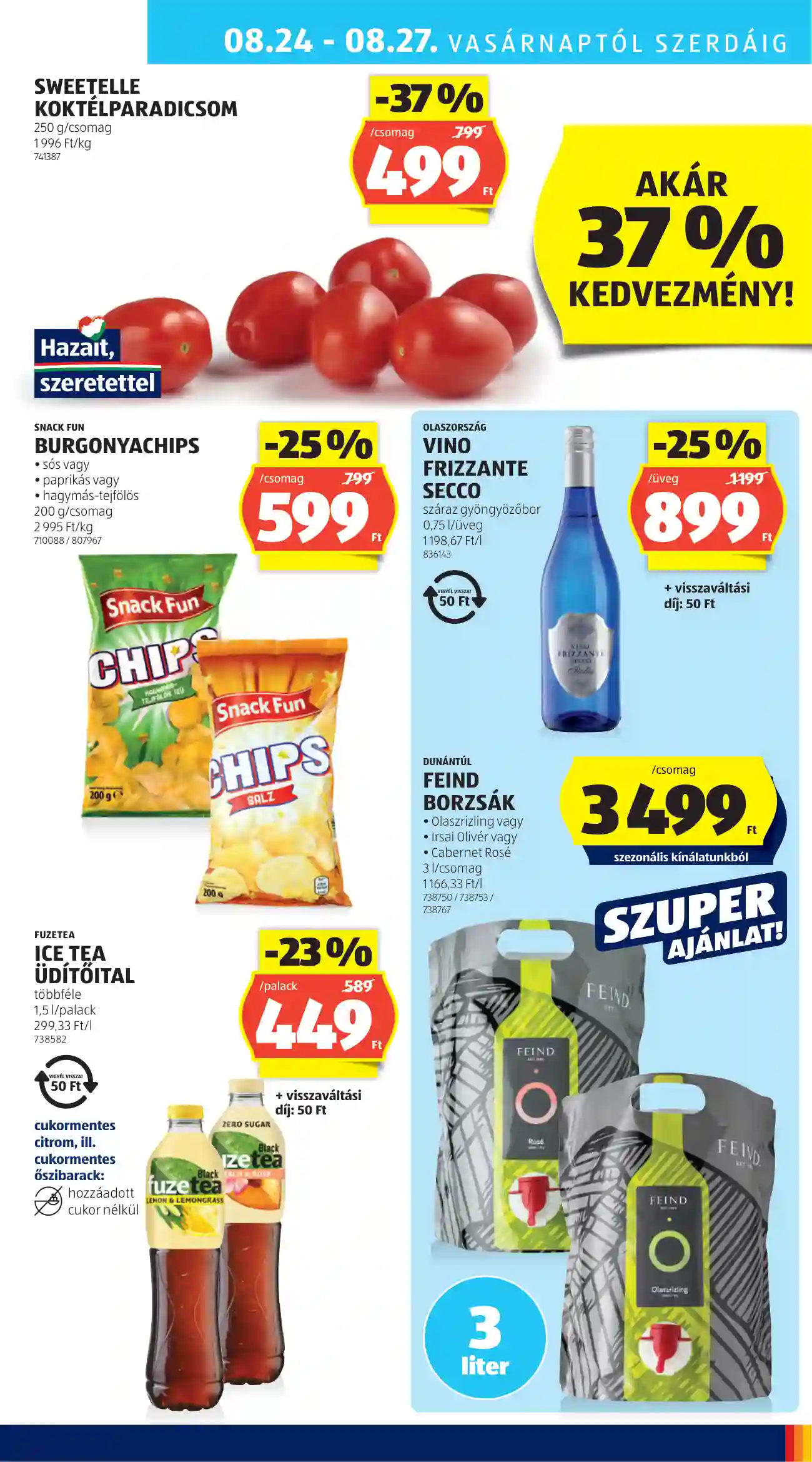 Aldi akciós újság 34. hét (25 oldal)