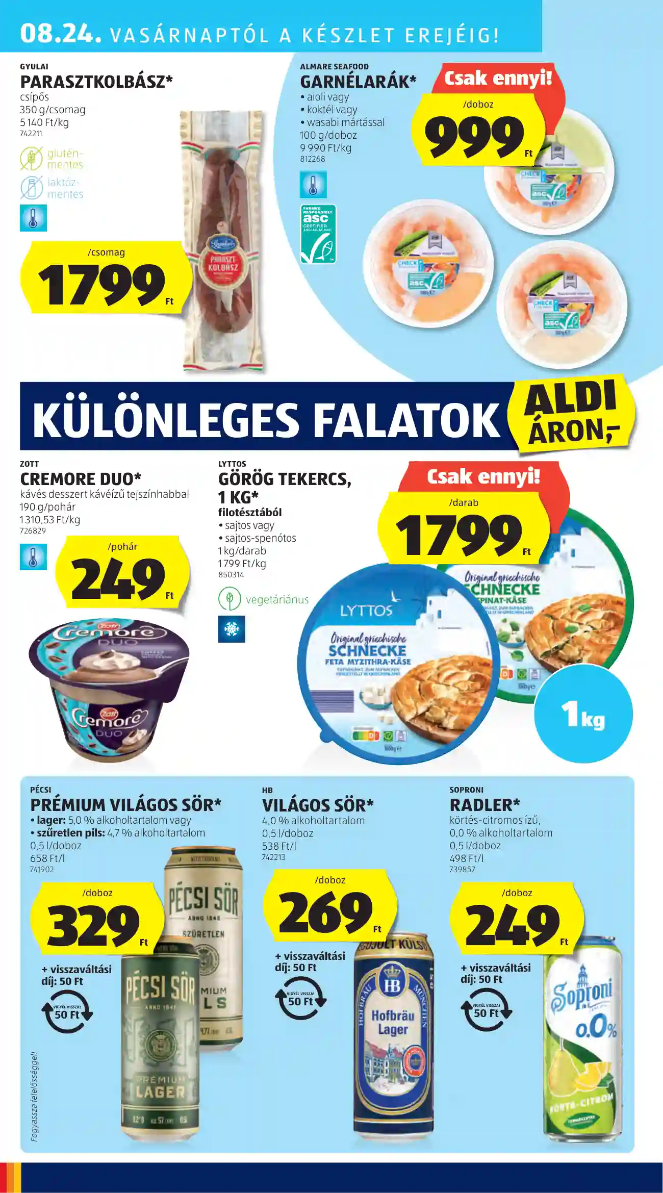 Aldi akciós újság 34. hét (28 oldal)