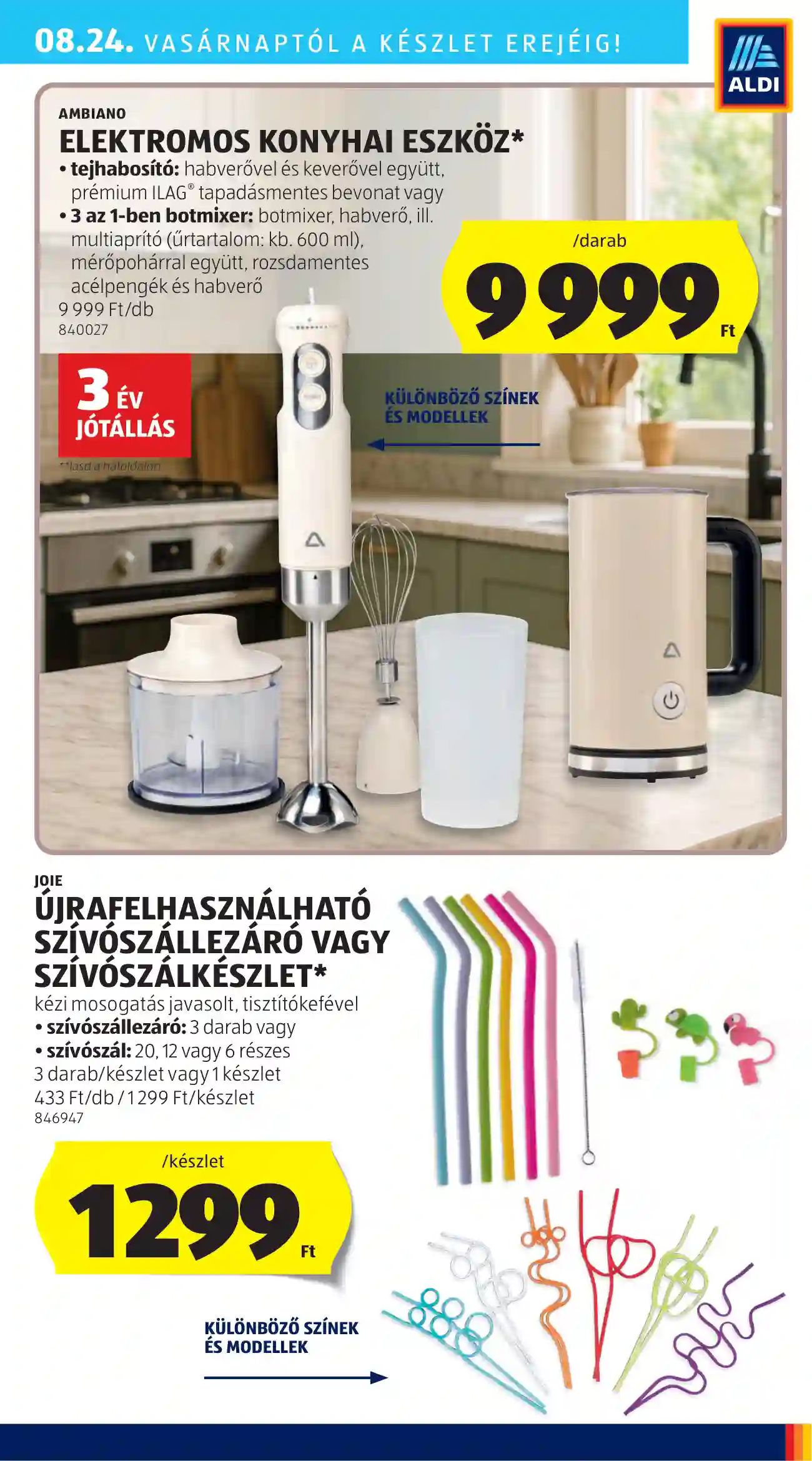 Aldi akciós újság 34. hét (35 oldal)