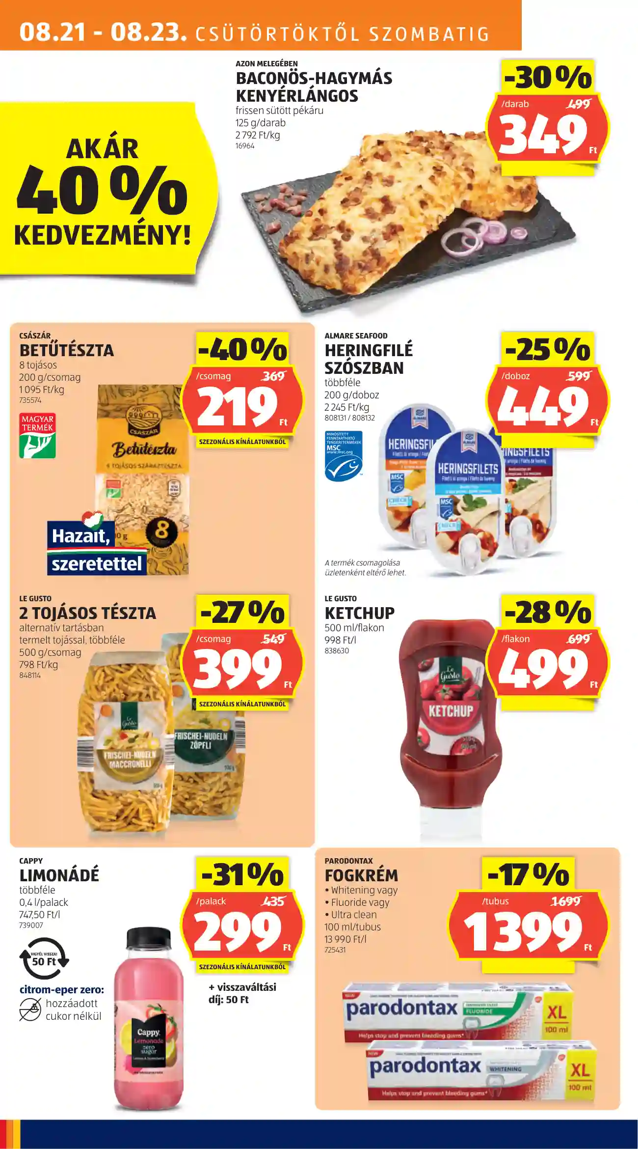 Aldi akciós újság 34. hét (6 oldal)
