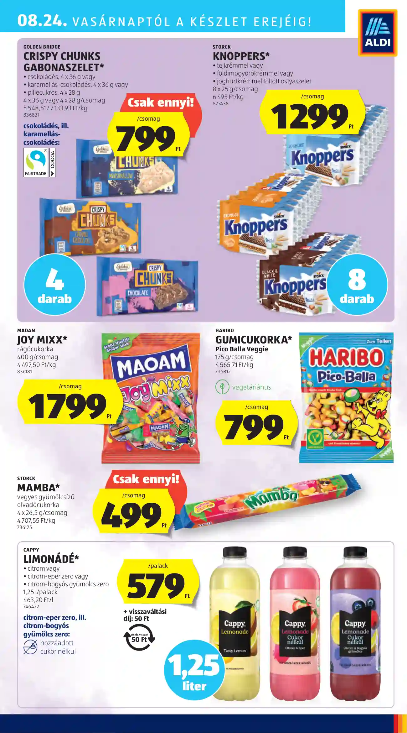 Aldi akciós újság 34. hét (31 oldal)