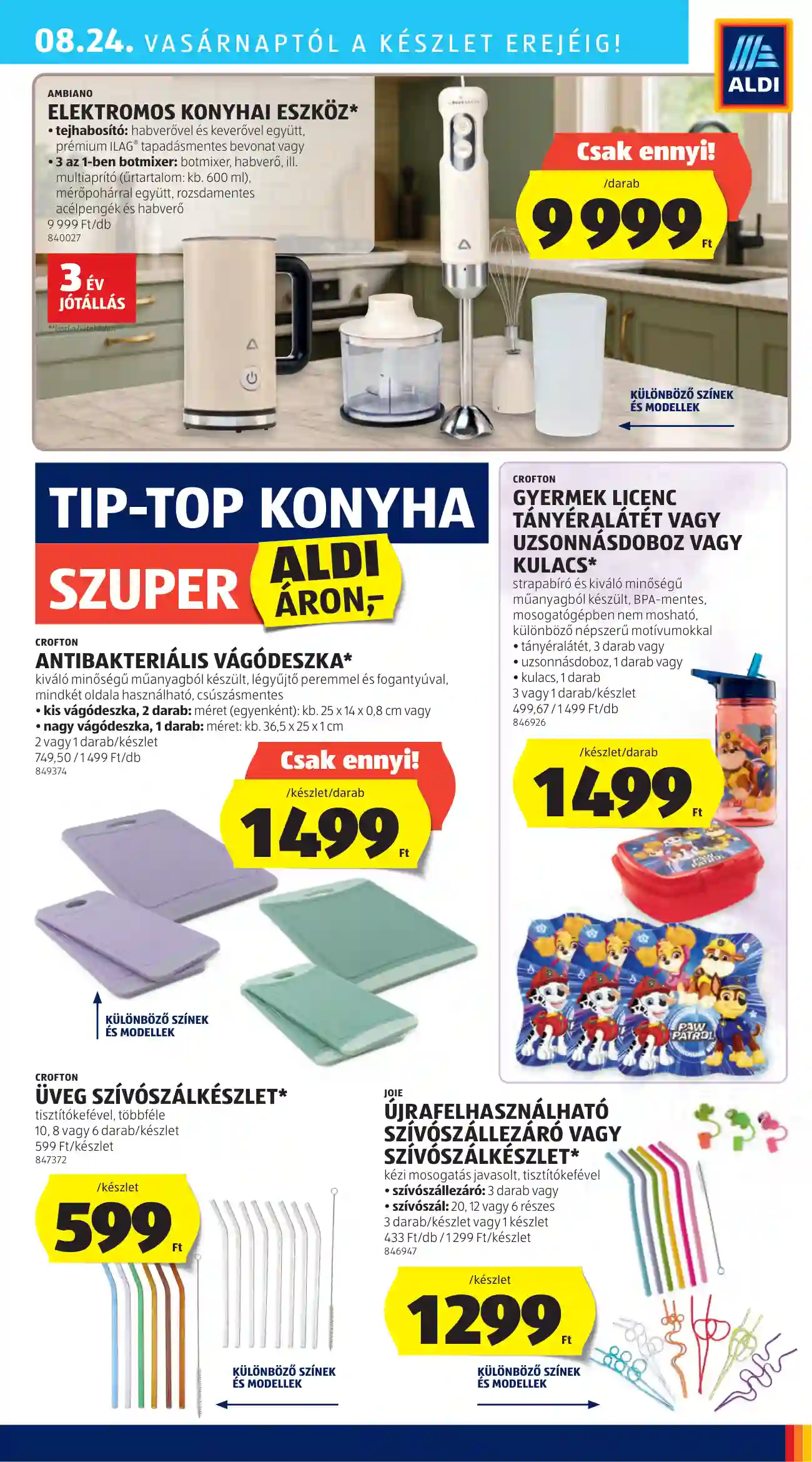 Aldi akciós újság 34. hét (33 oldal)