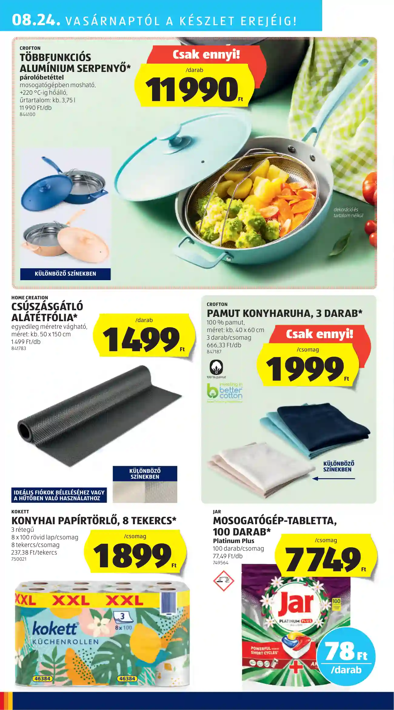 Aldi akciós újság 34. hét (34 oldal)