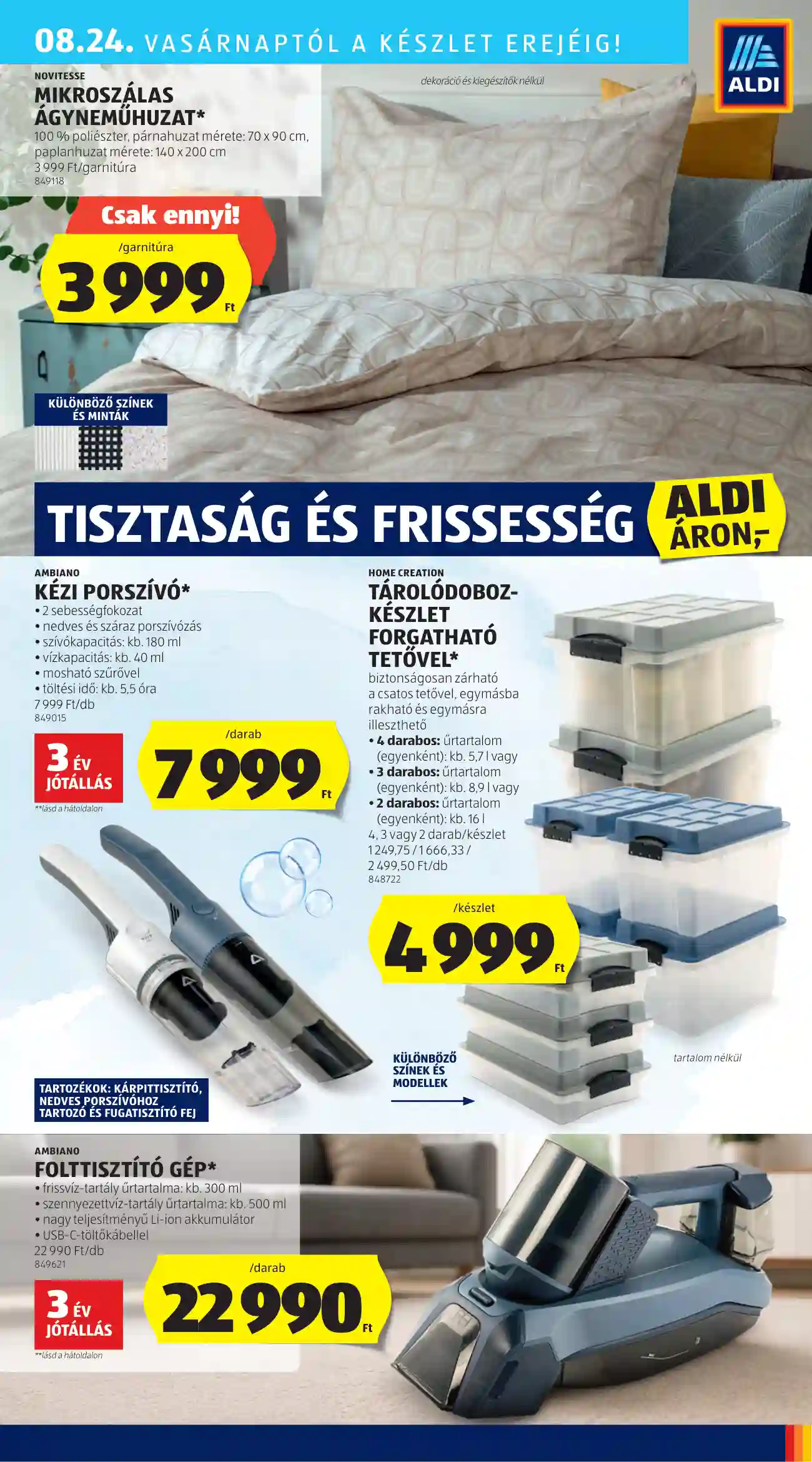 Aldi akciós újság 34. hét (36 oldal)