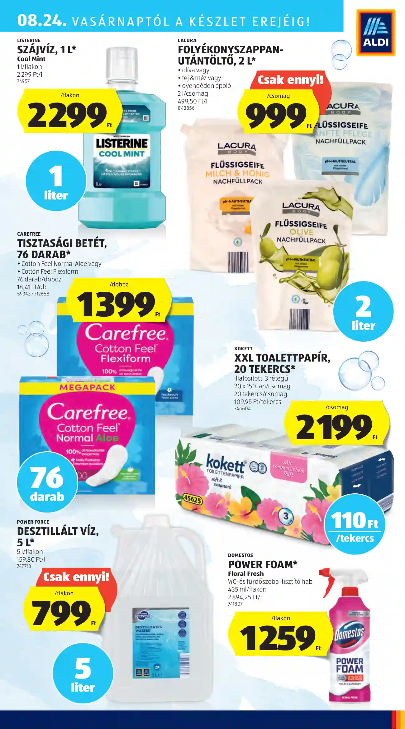 Aldi akciós újság 34. hét (38 oldal)