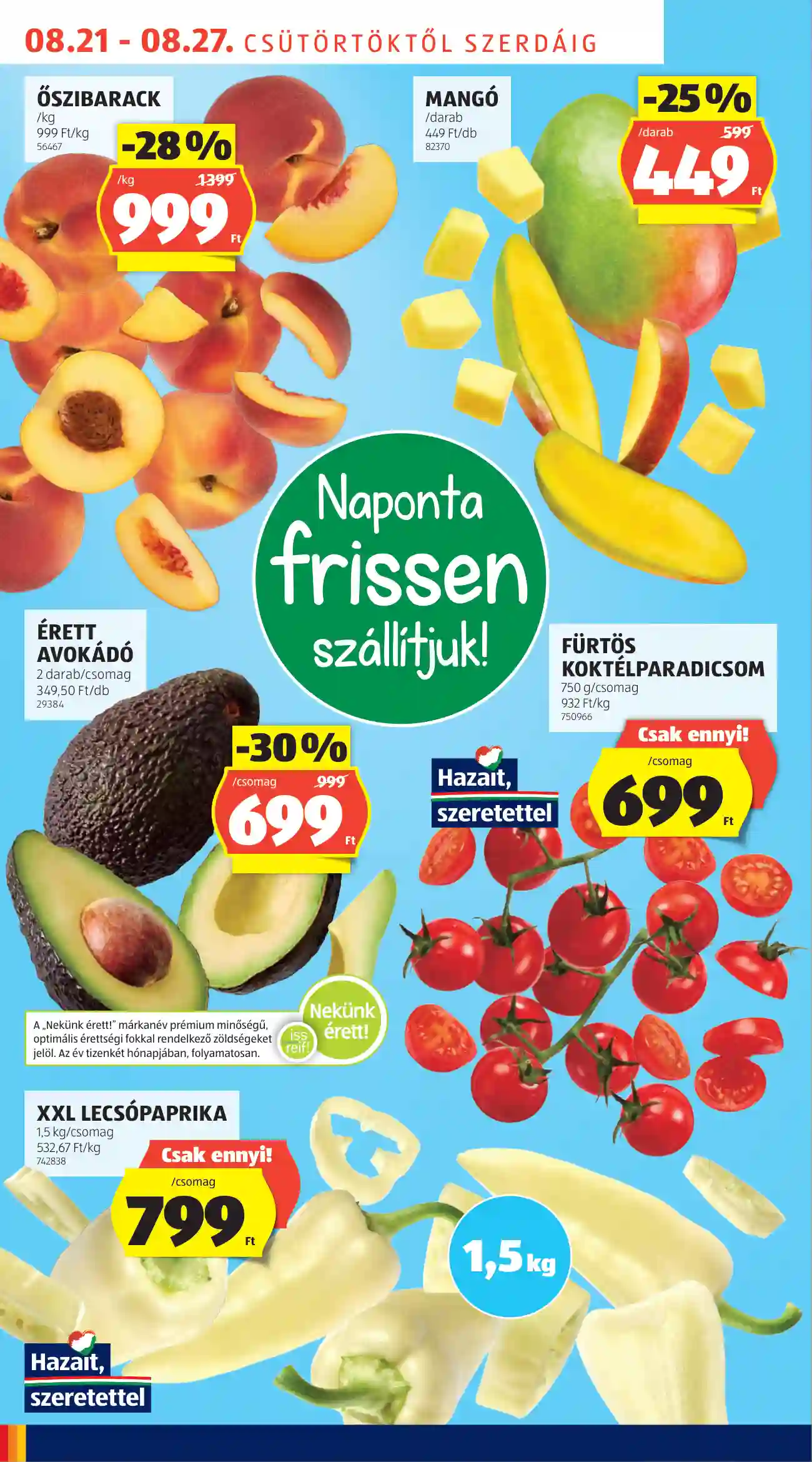 Aldi akciós újság 34. hét (44 oldal)