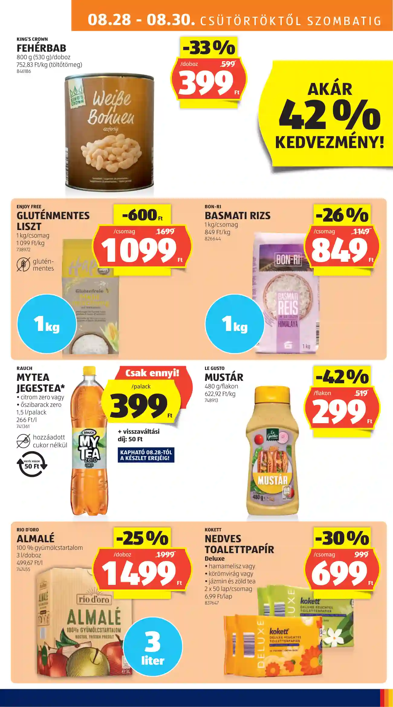 Aldi akciós újság 35. hét (3 oldal)