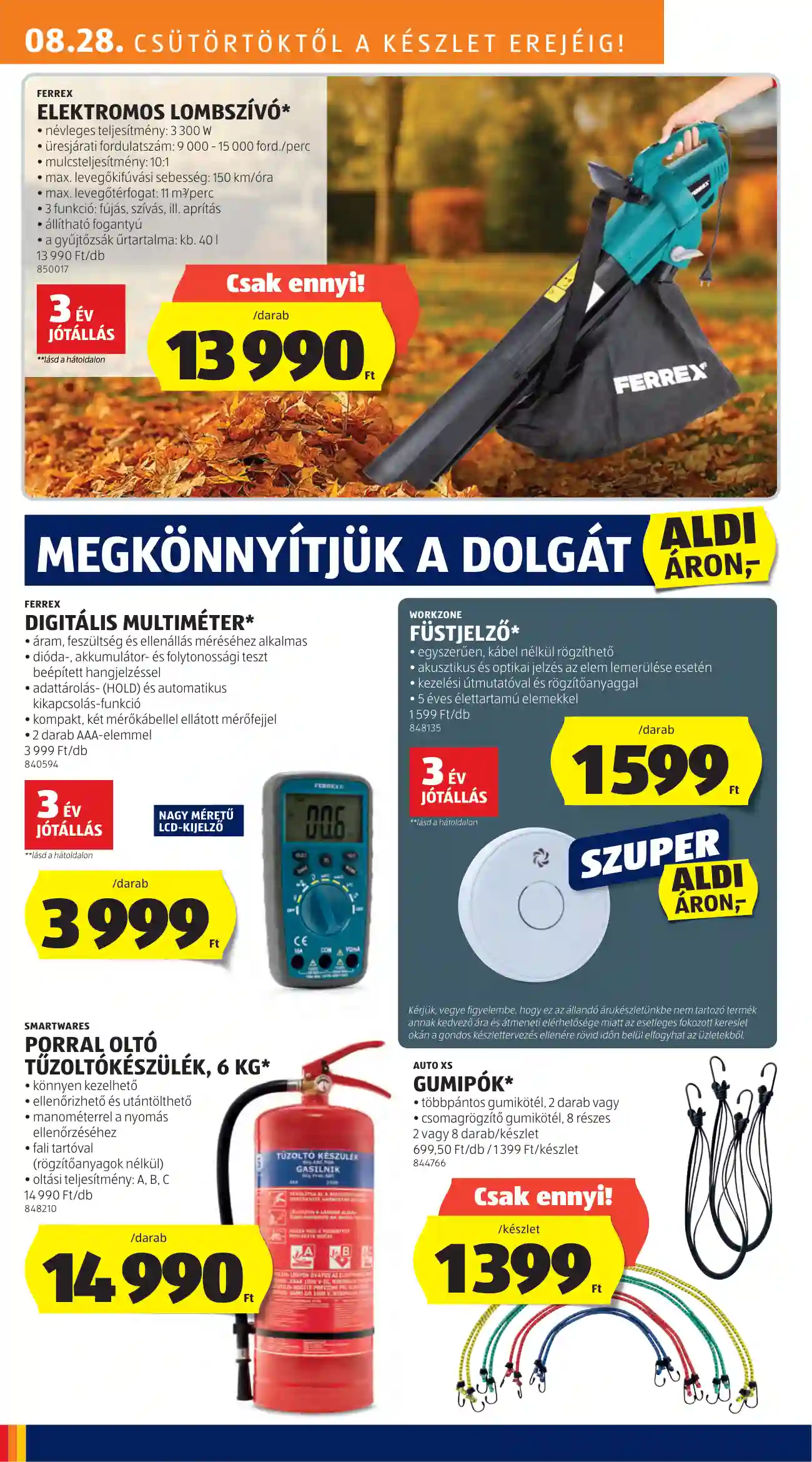 Aldi akciós újság 35. hét (15 oldal)