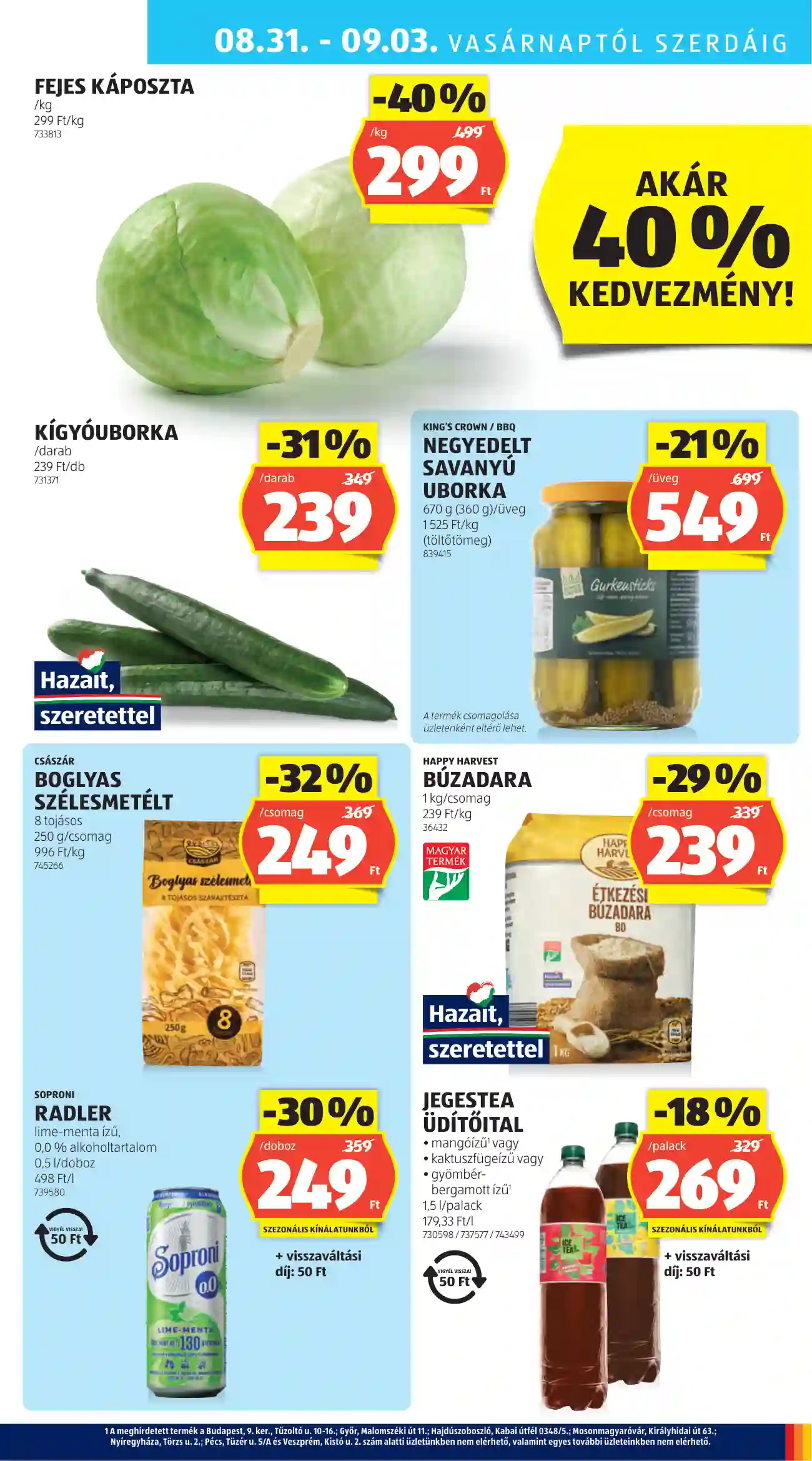 Aldi akciós újság 35. hét (22 oldal)