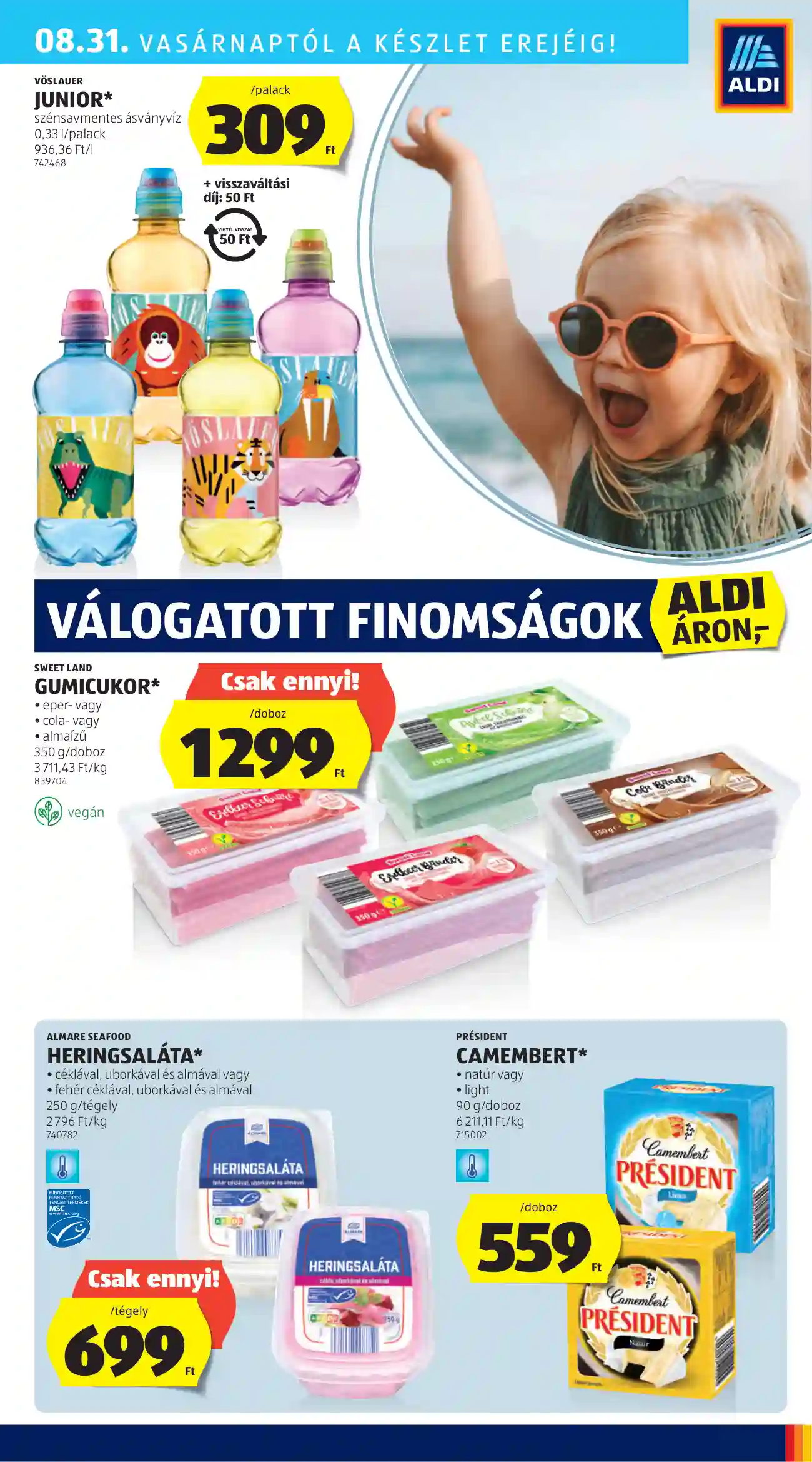 Aldi akciós újság 35. hét (27 oldal)