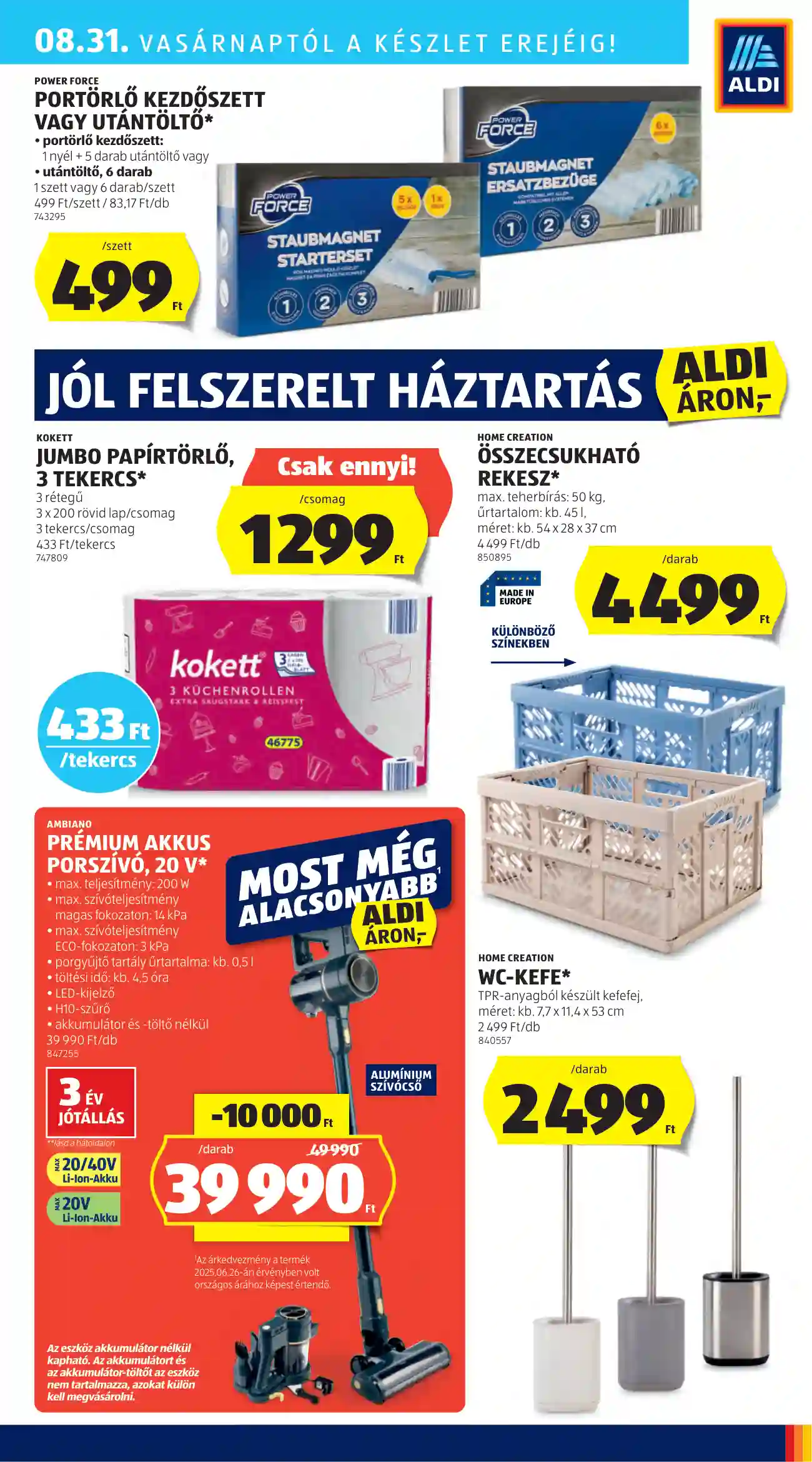 Aldi akciós újság 35. hét (33 oldal)