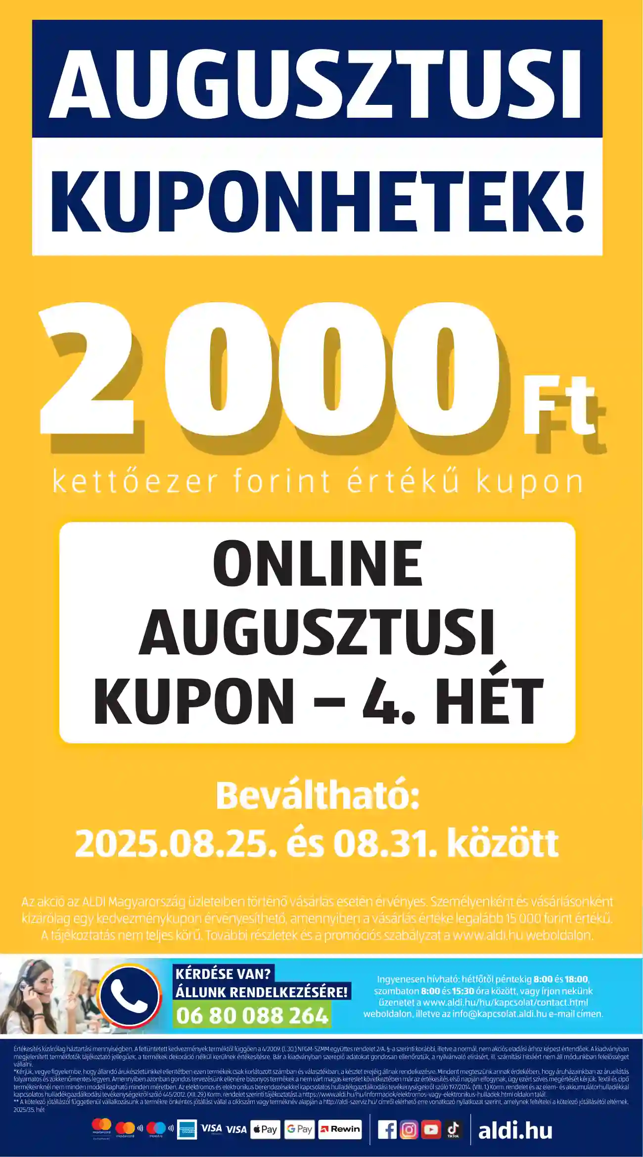 Aldi akciós újság 35. hét (39 oldal)