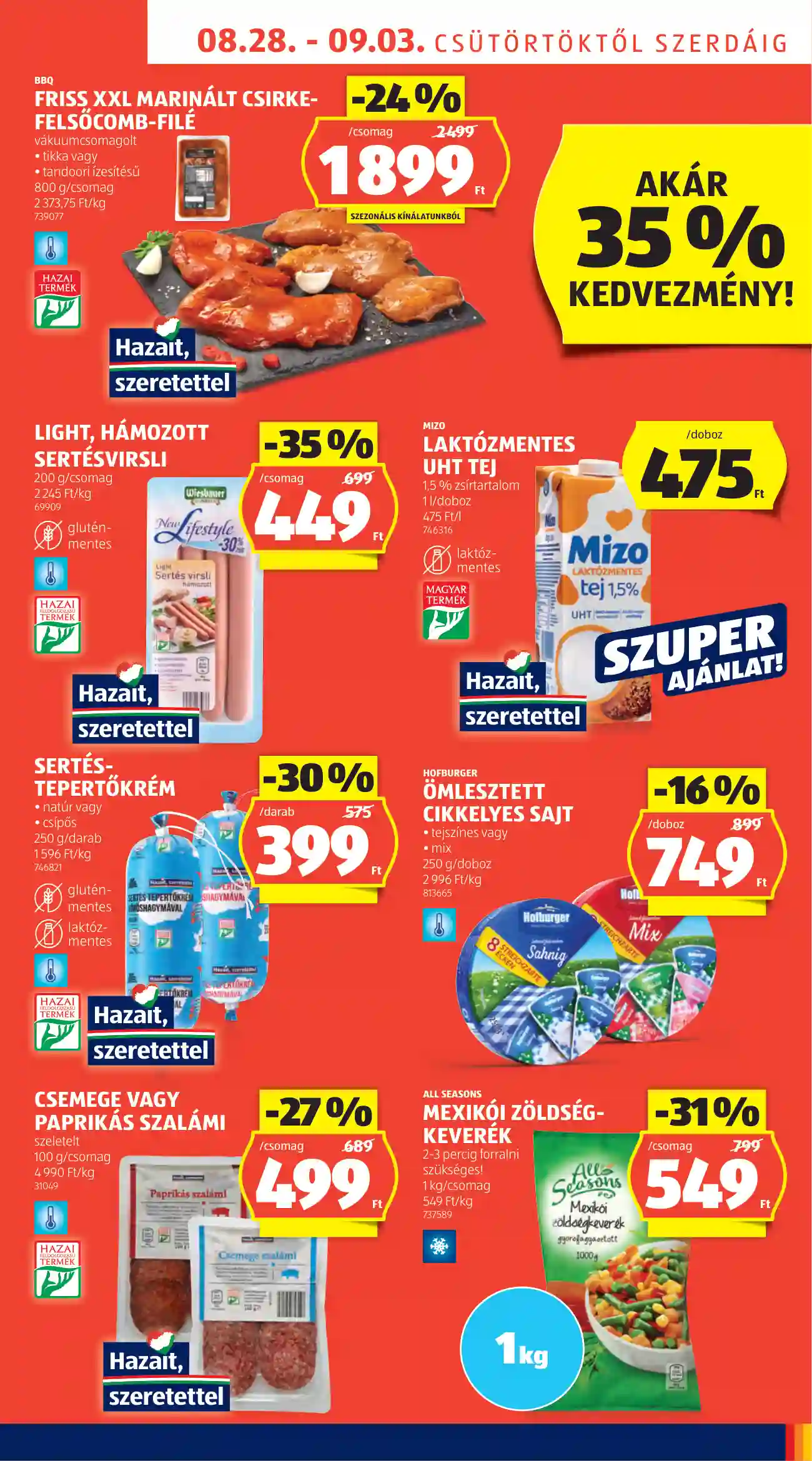 Aldi akciós újság 35. hét (41 oldal)