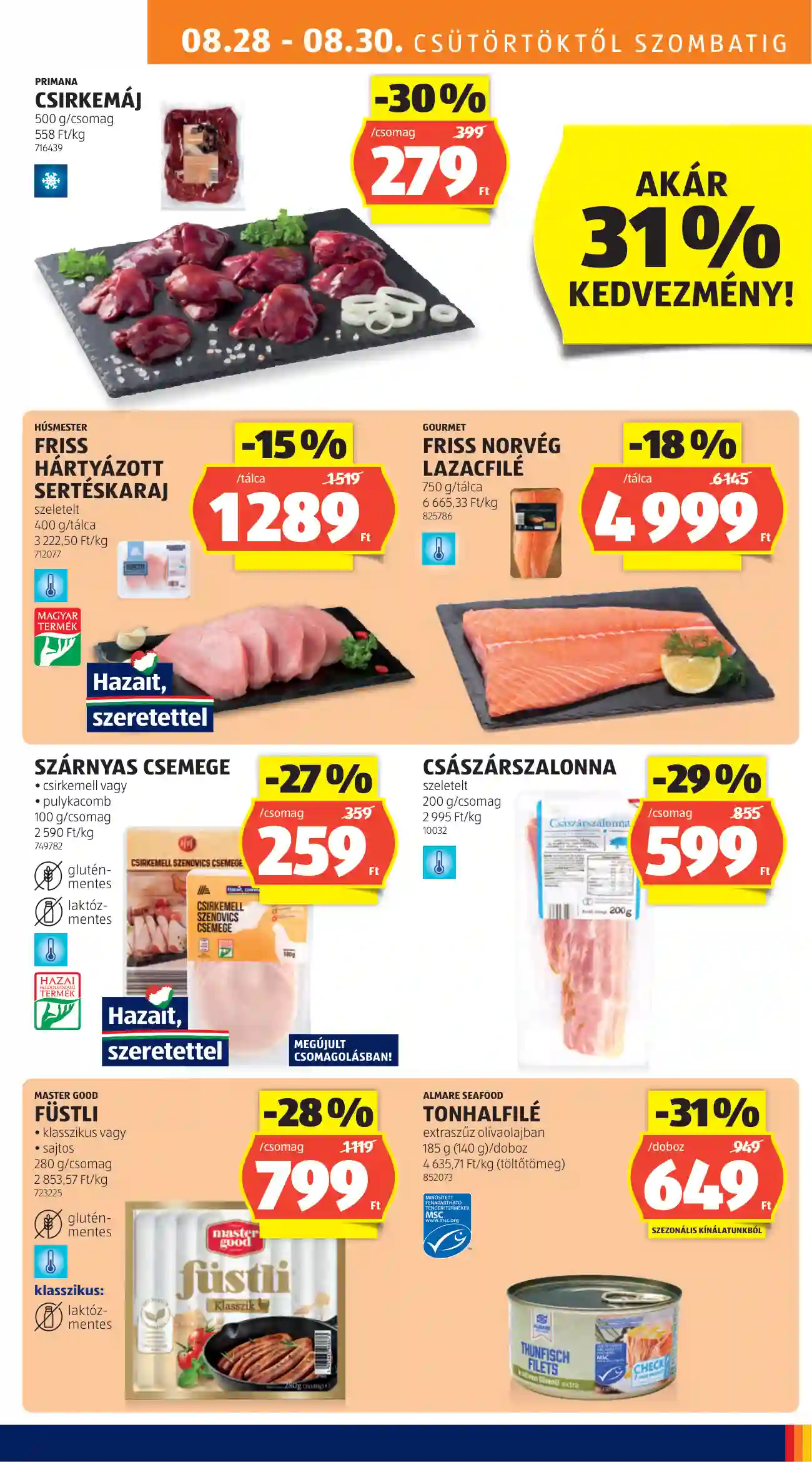 Aldi akciós újság 35. hét (43 oldal)