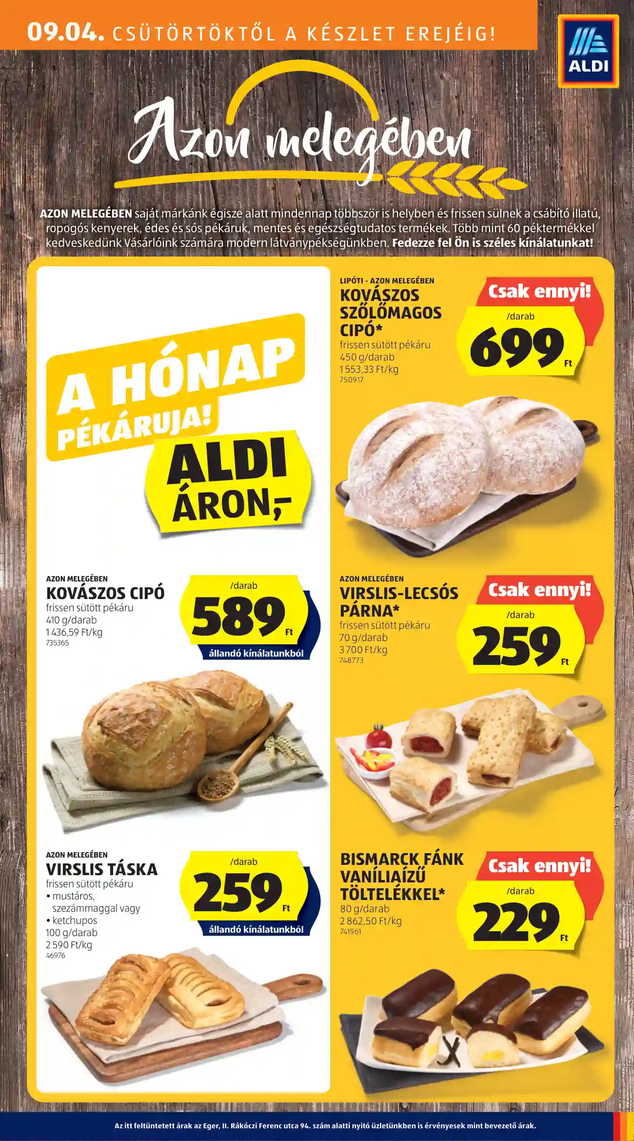 Aldi akciós újság 36. hét (3 oldal)