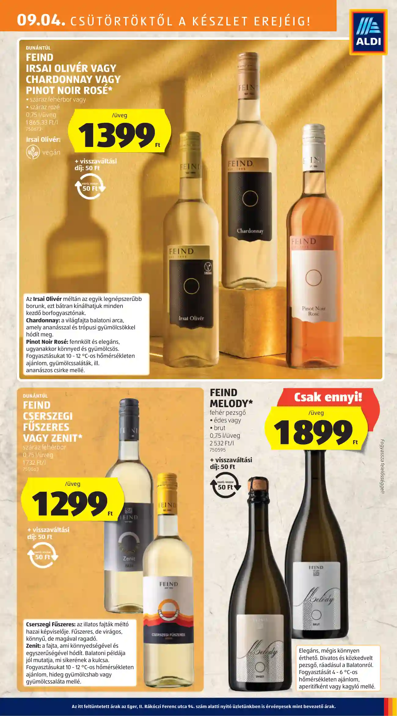 Aldi akciós újság 36. hét (9 oldal)
