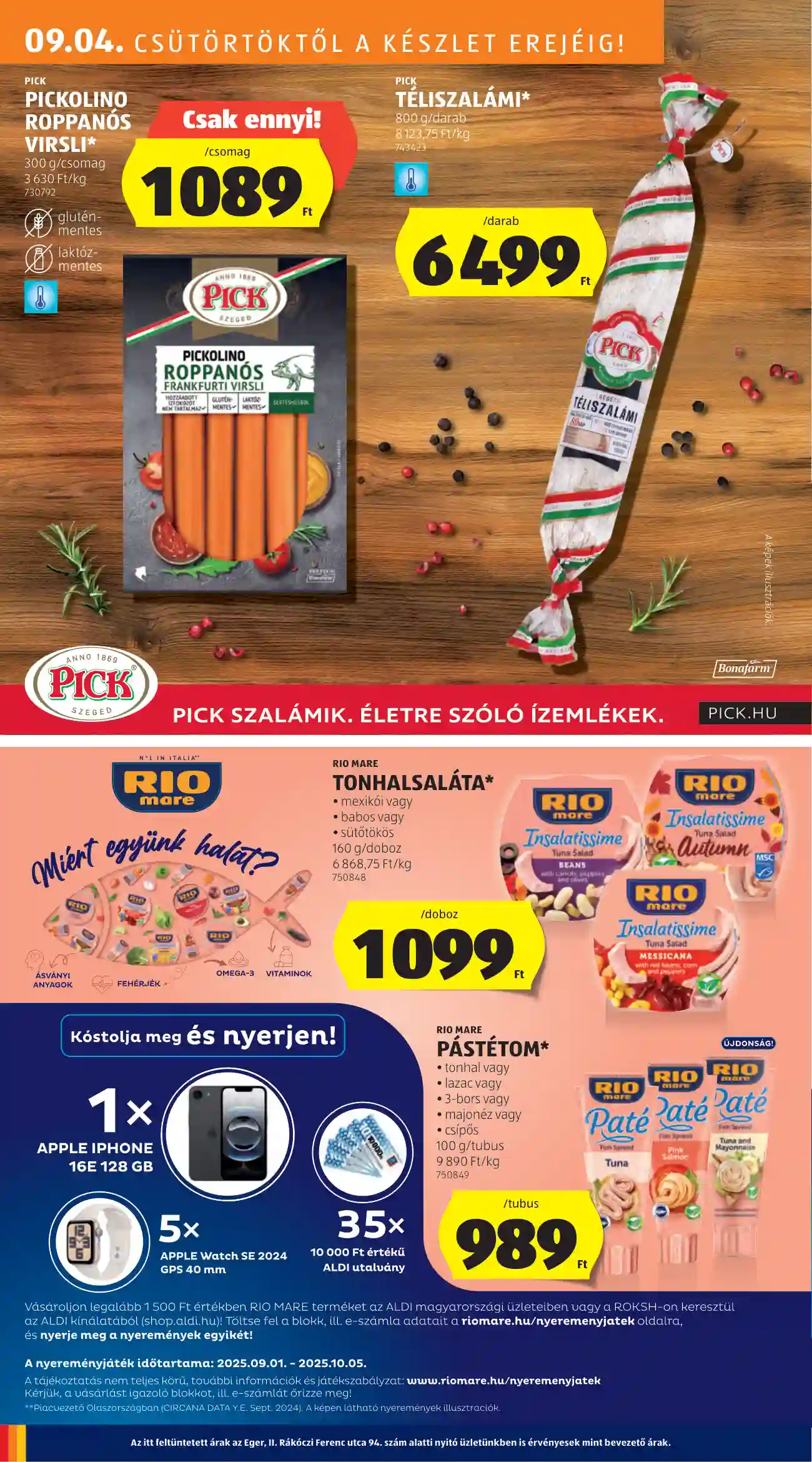 Aldi akciós újság 36. hét (12 oldal)