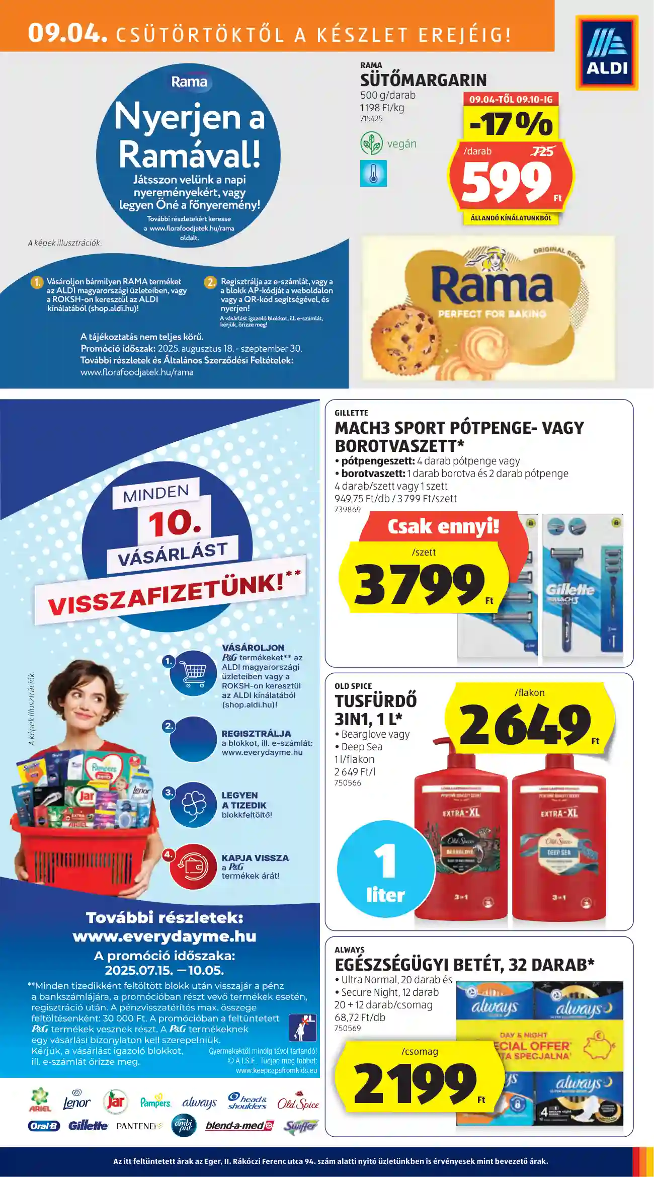 Aldi akciós újság 36. hét (14 oldal)