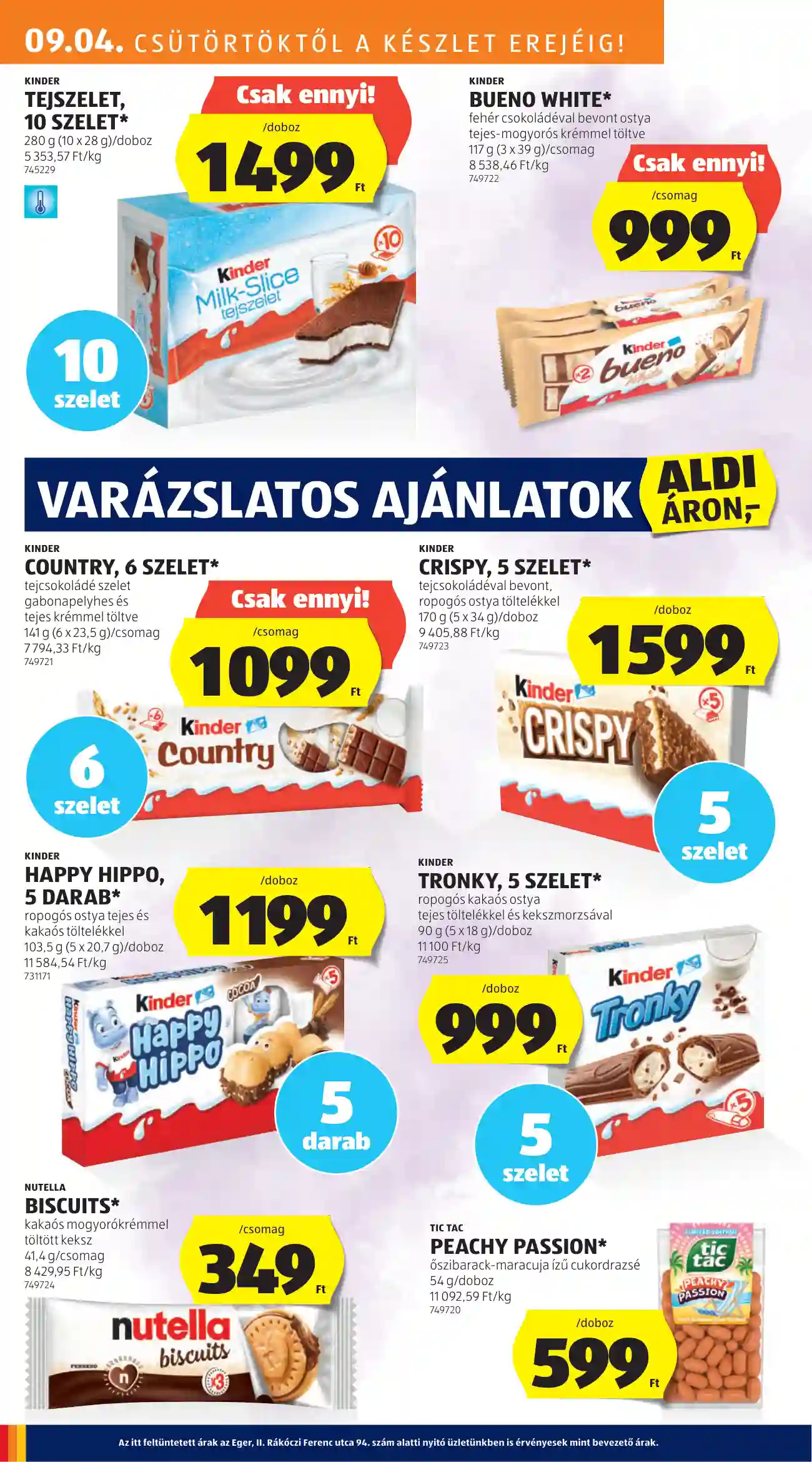 Aldi akciós újság 36. hét (17 oldal)