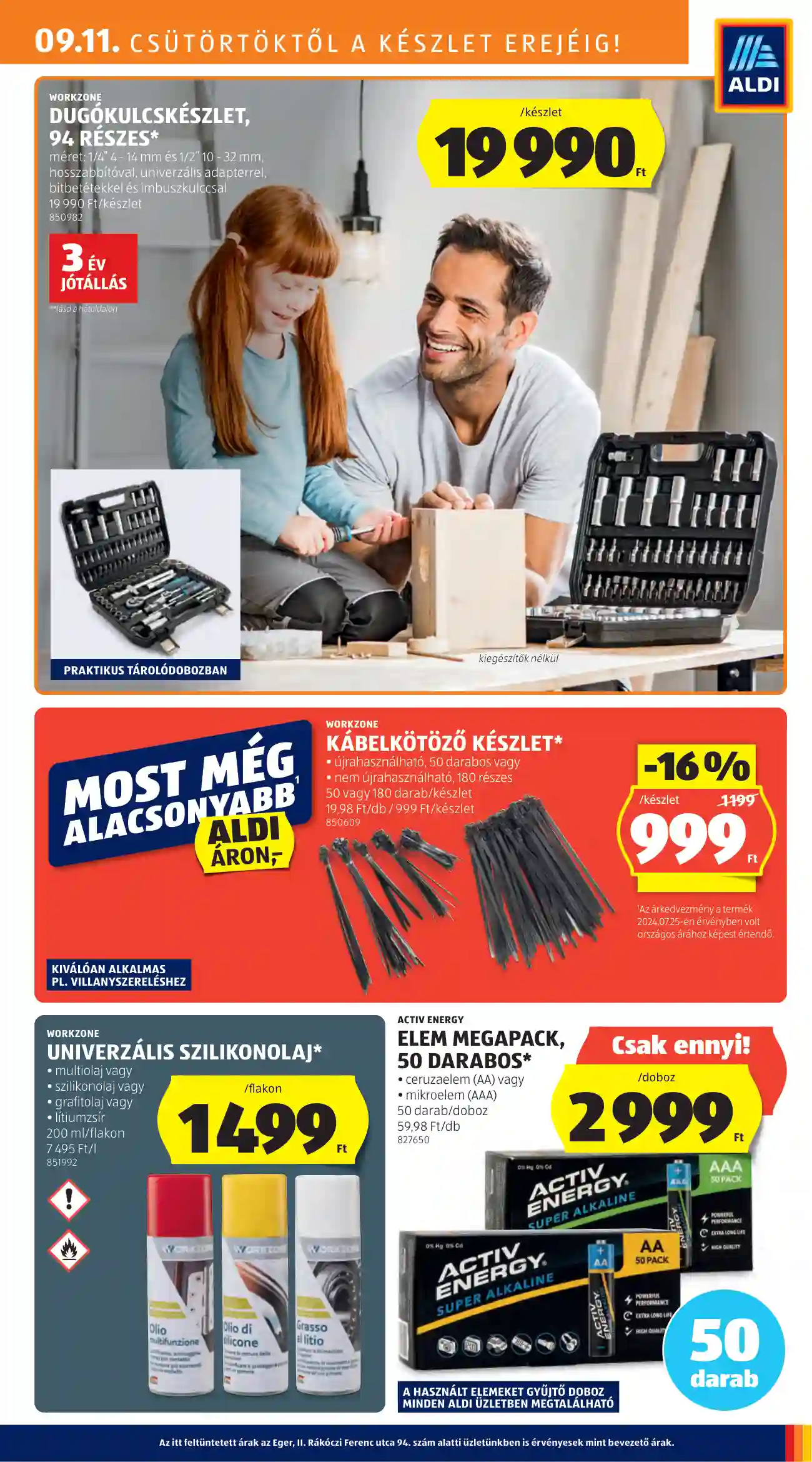 Aldi akciós újság 37. hét (11 oldal)