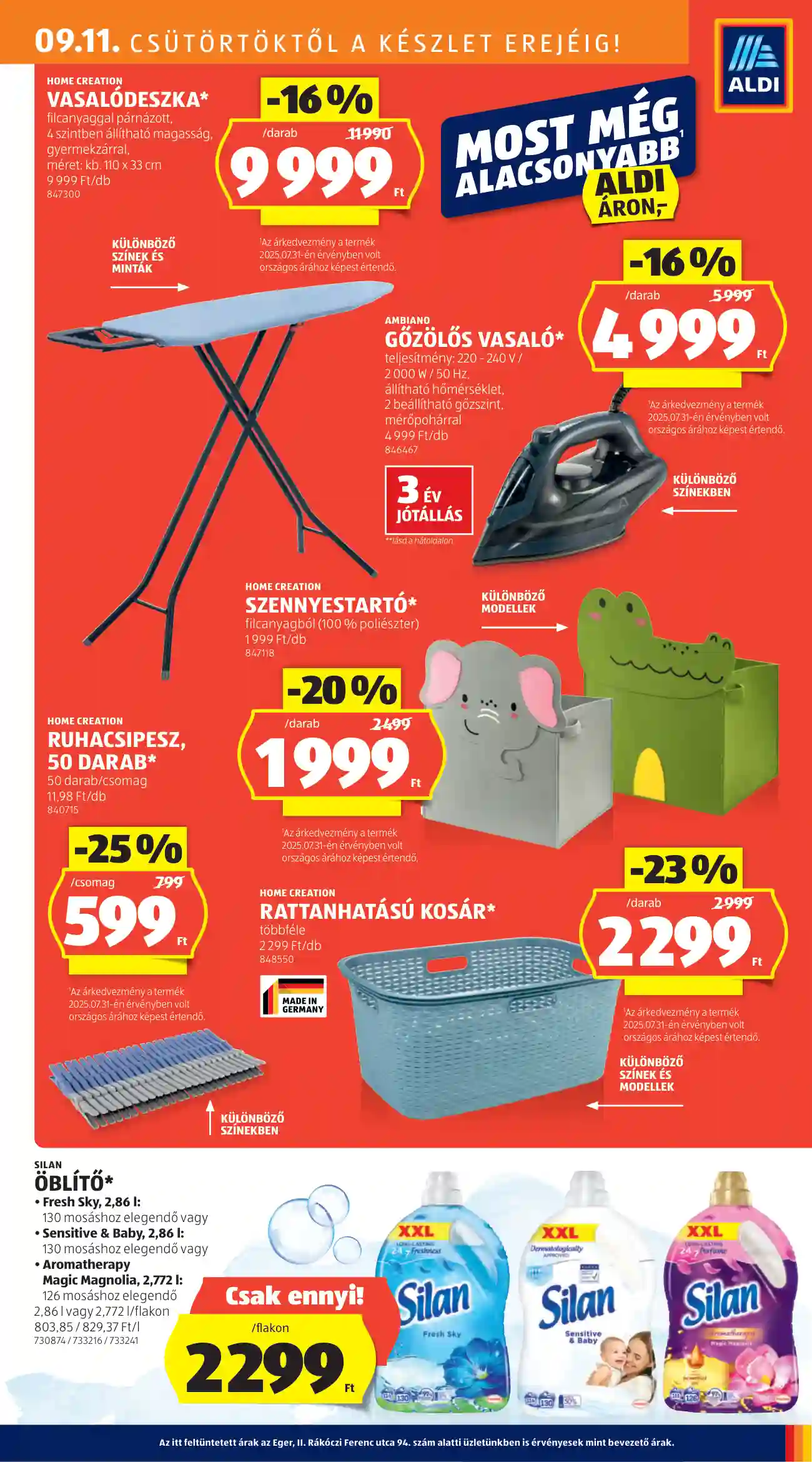 Aldi akciós újság 37. hét (16 oldal)