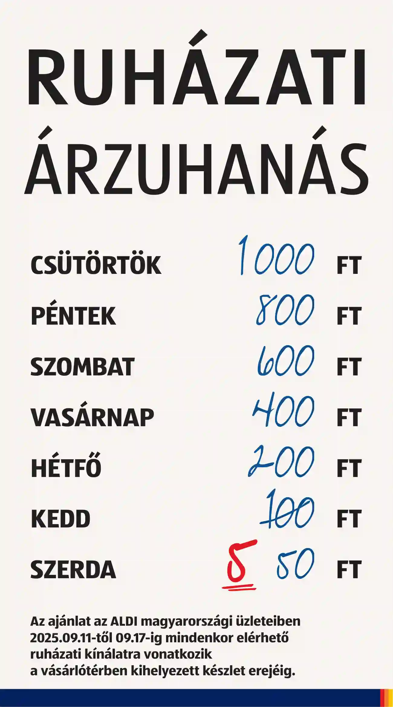 Aldi akciós újság 37. hét (25 oldal)