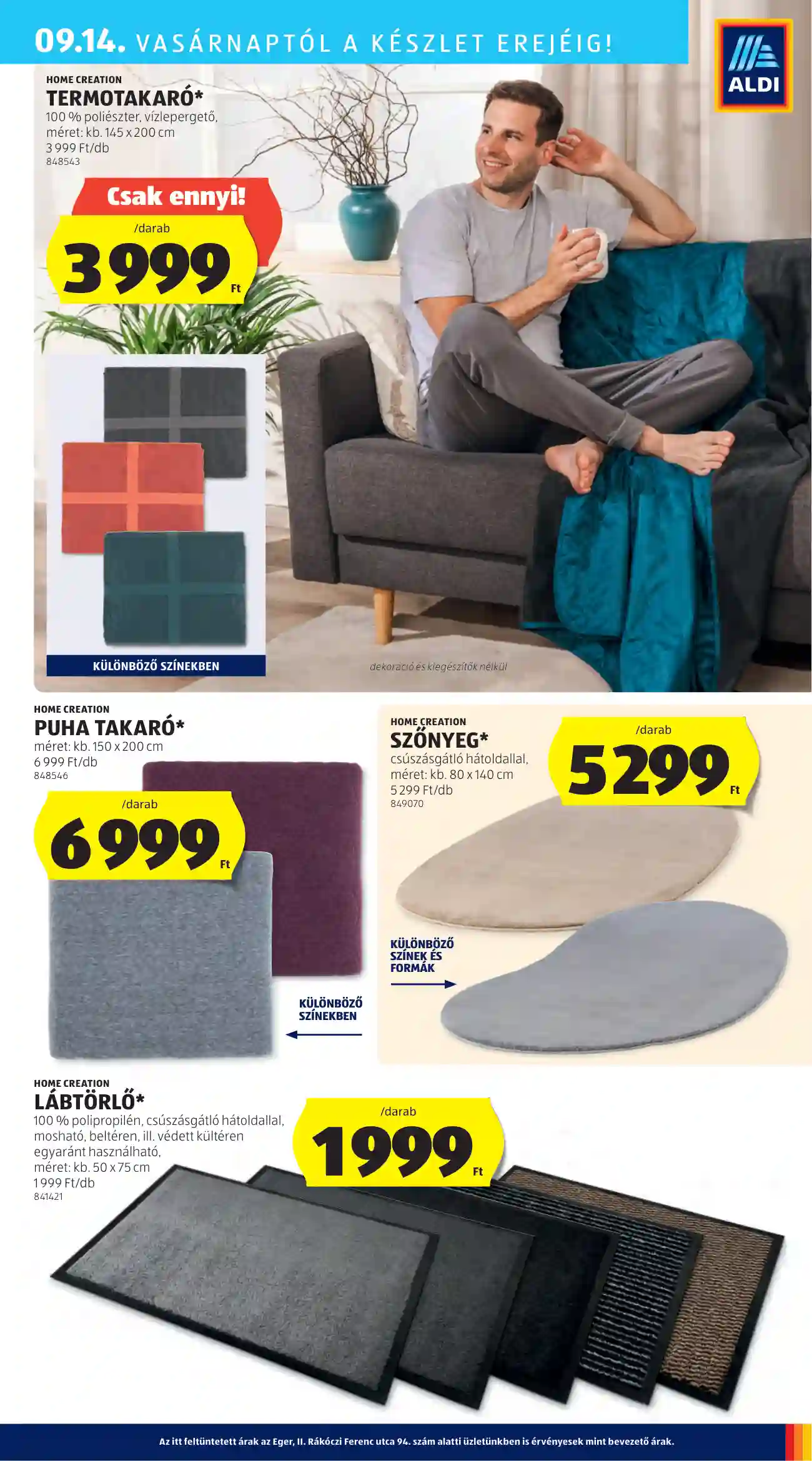 Aldi akciós újság 37. hét (31 oldal)