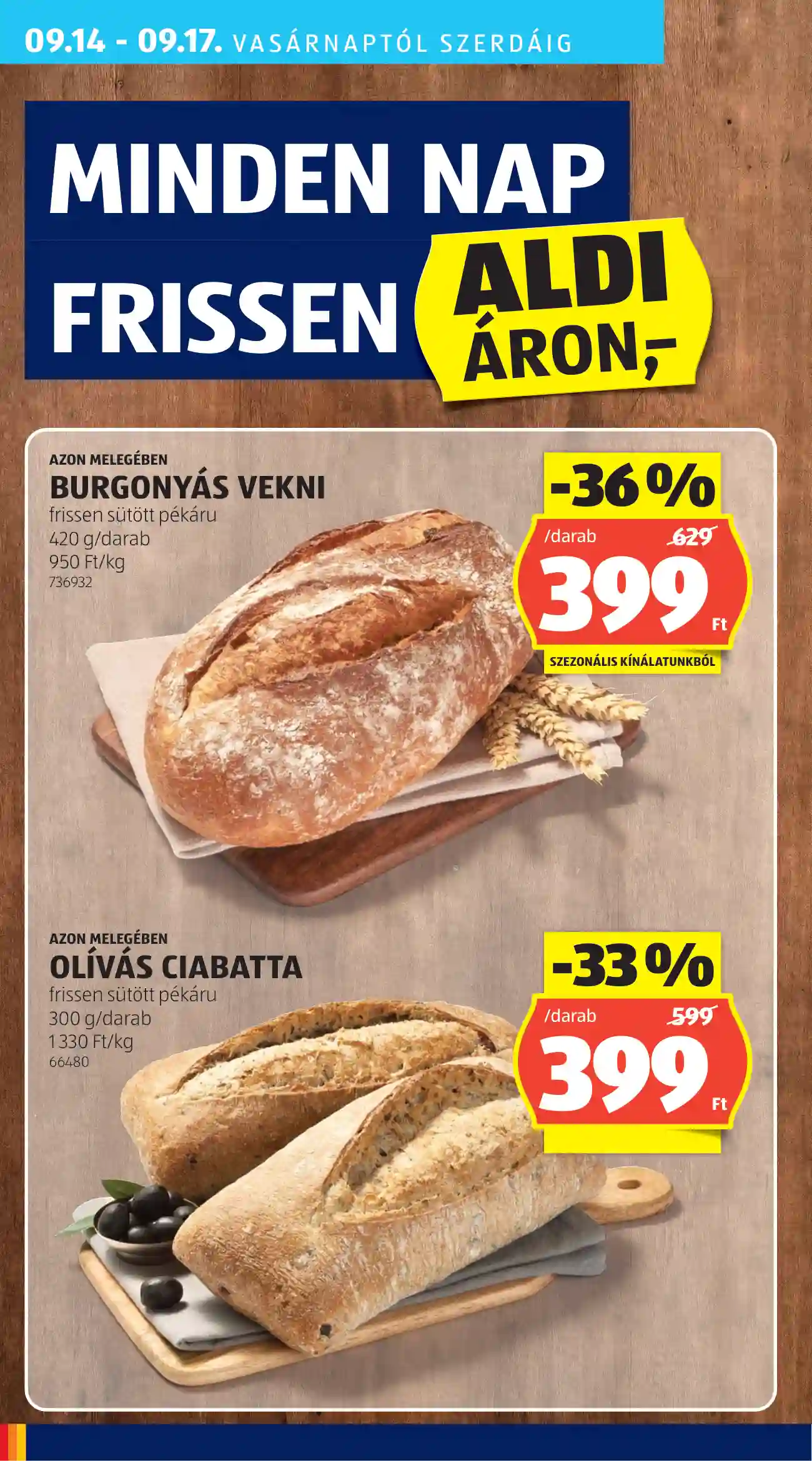 Aldi akciós újság 37. hét (34 oldal)