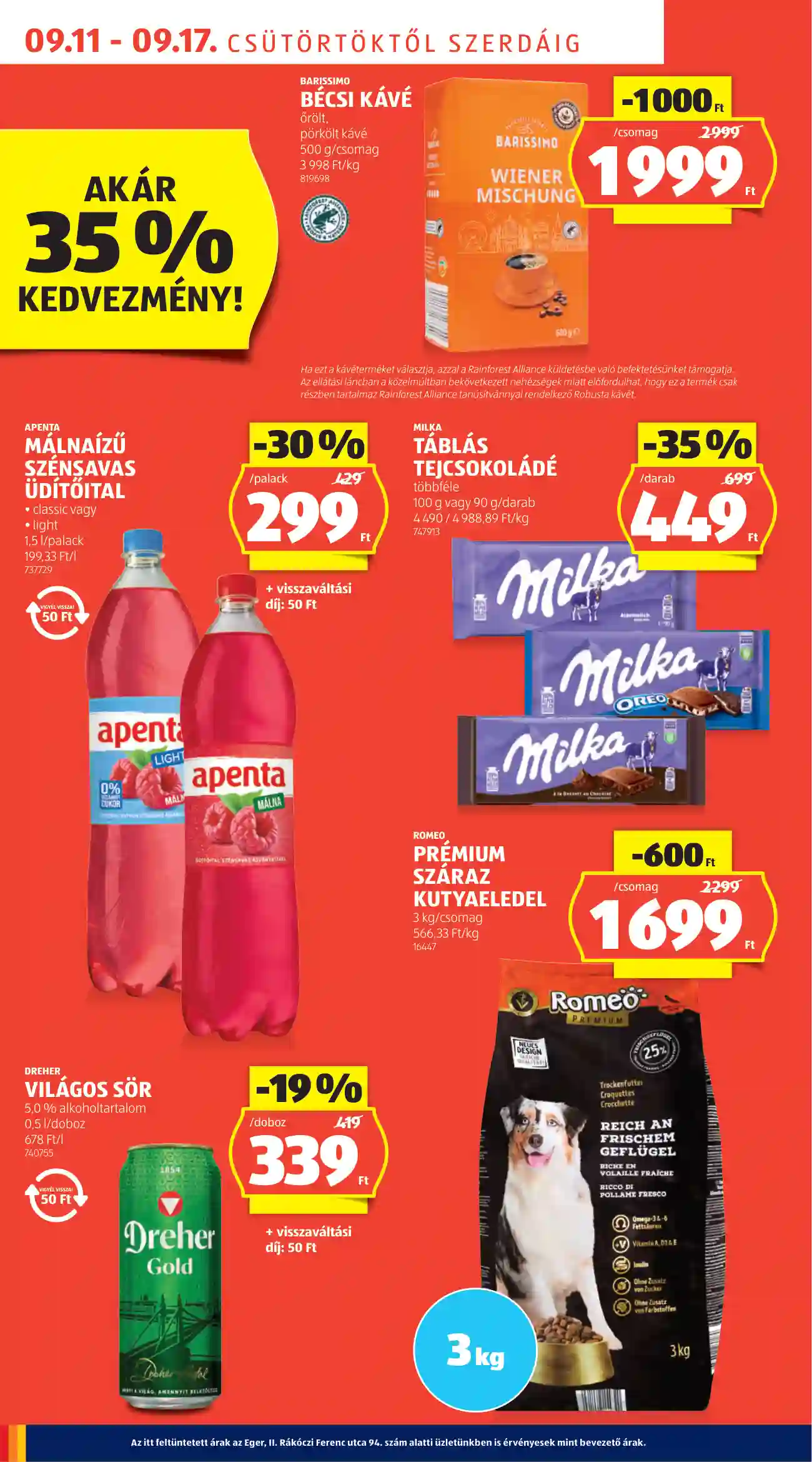 Aldi akciós újság 37. hét (44 oldal)