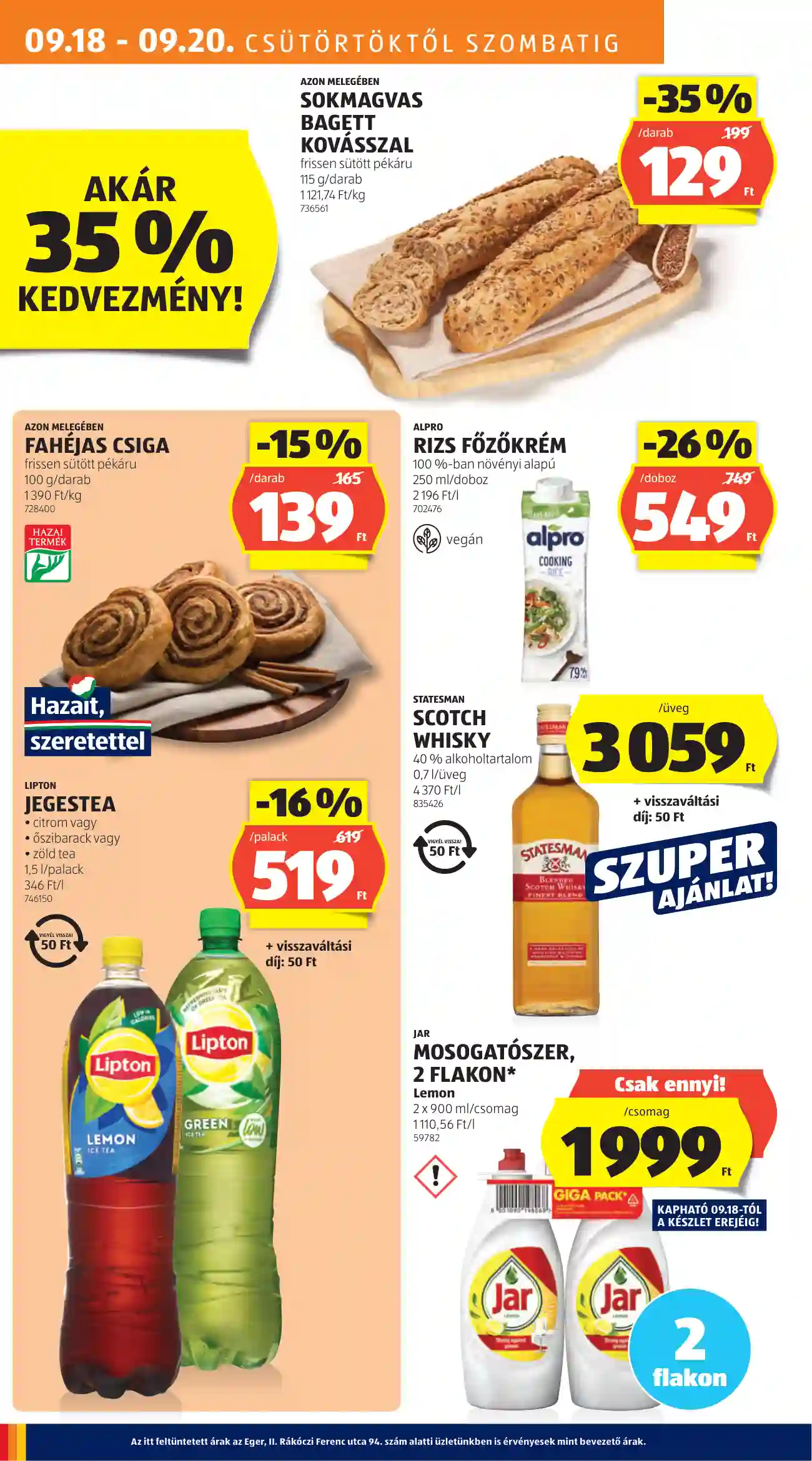 Aldi akciós újság 38. hét (4 oldal)