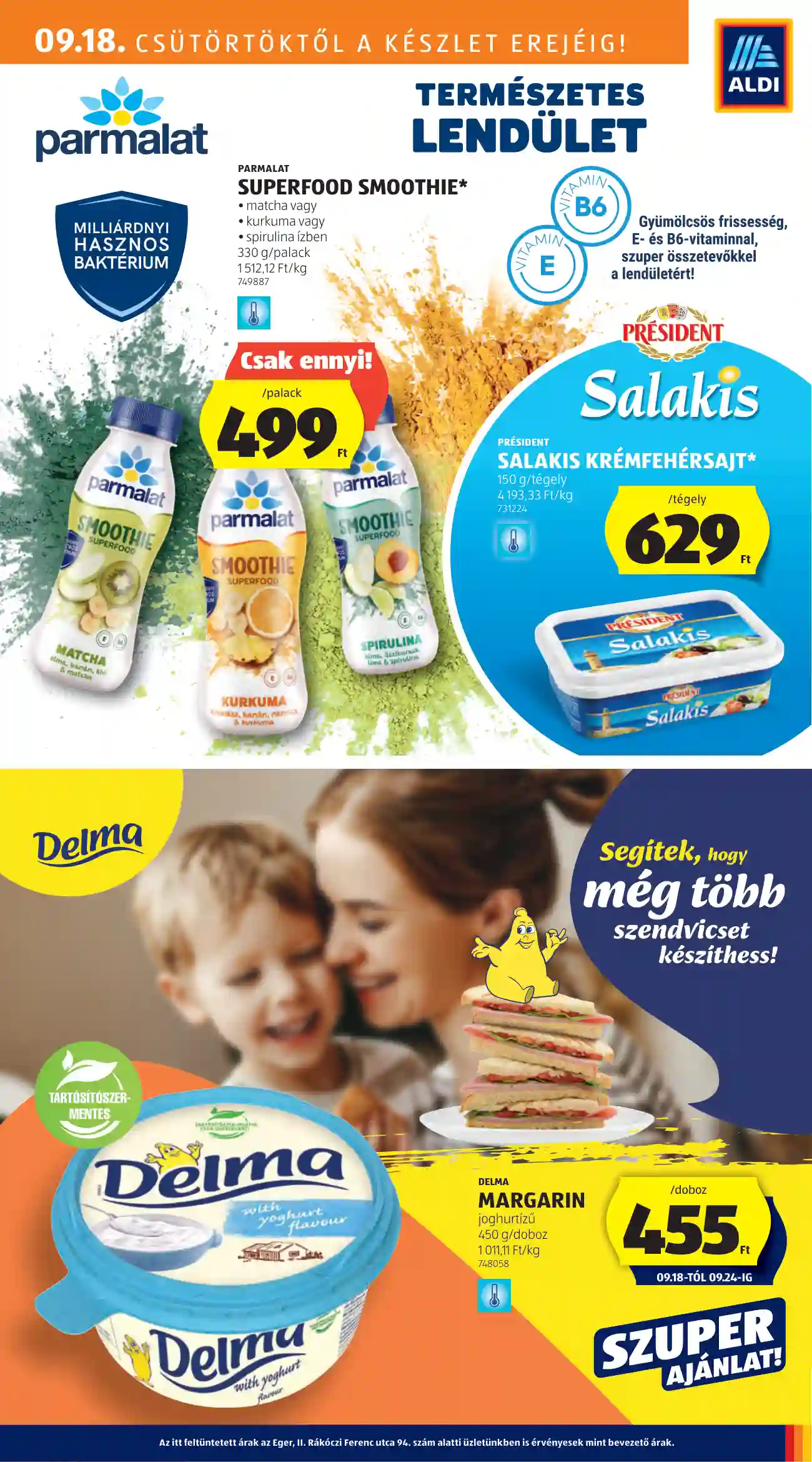 Aldi akciós újság 38. hét (7 oldal)