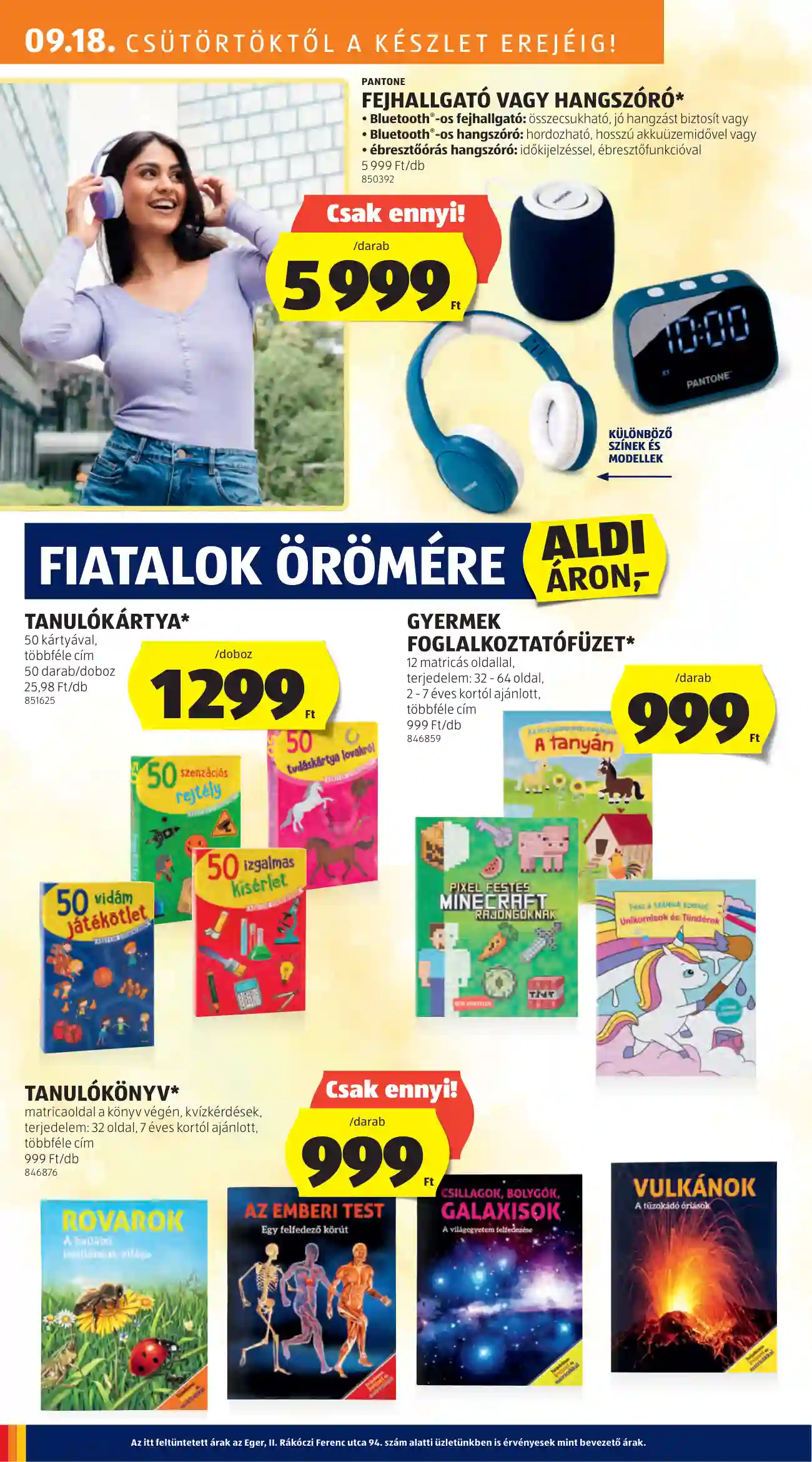 Aldi akciós újság 38. hét (10 oldal)